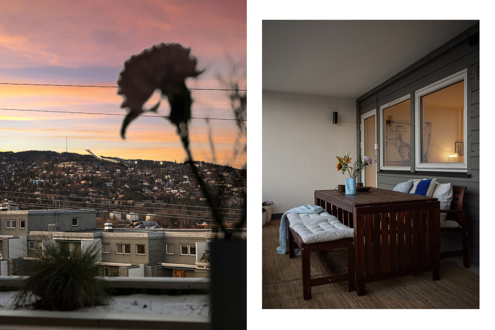 Opplev magiske himmelbilder og en nydelig utsikt fra din egen terrasse, perfekt for avslappende kvelder eller tidlige morgener. Galleribilde