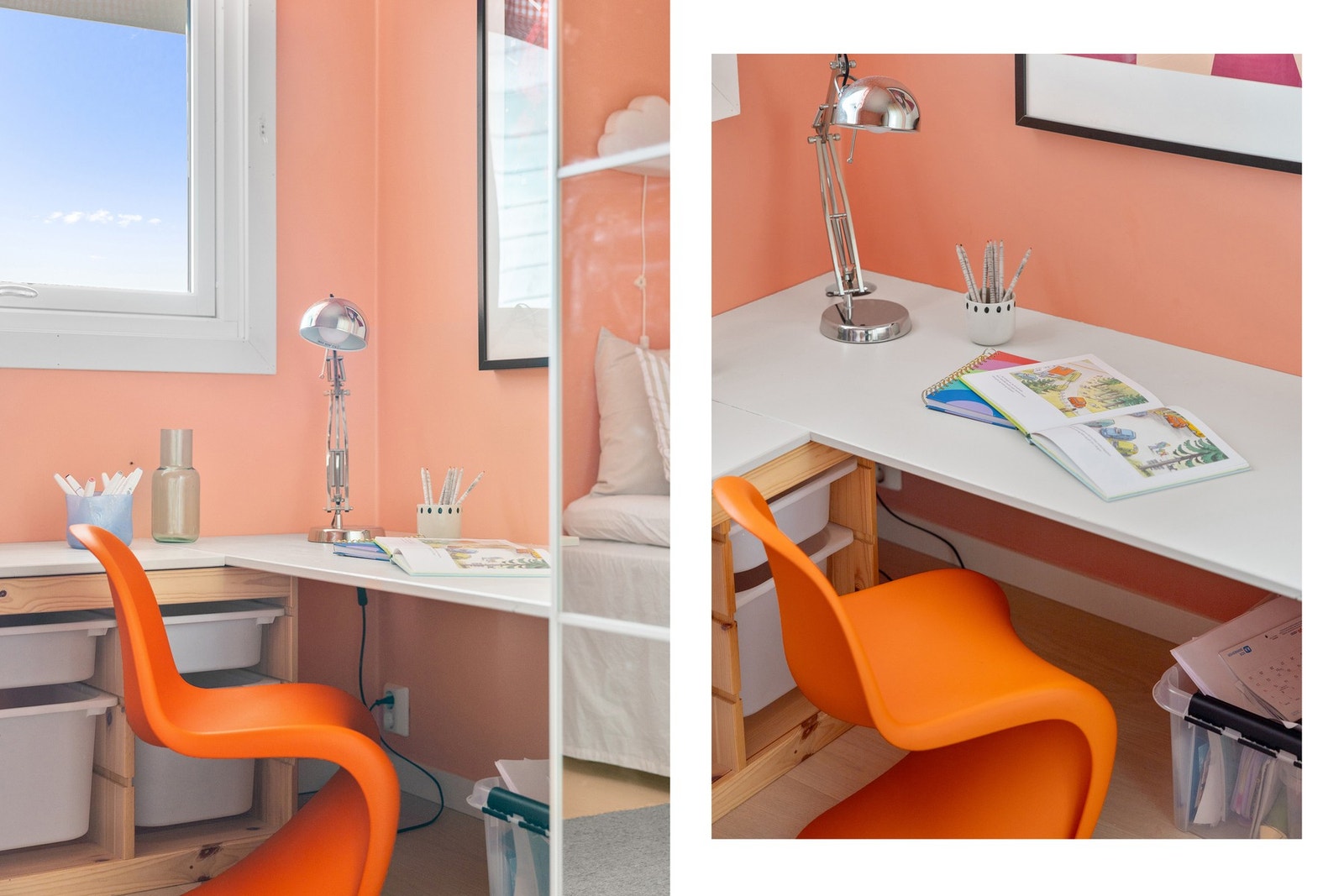 Soverom 2 og 3 tilbyr nok plass til en skrivepult eller lignende. Galleribilde