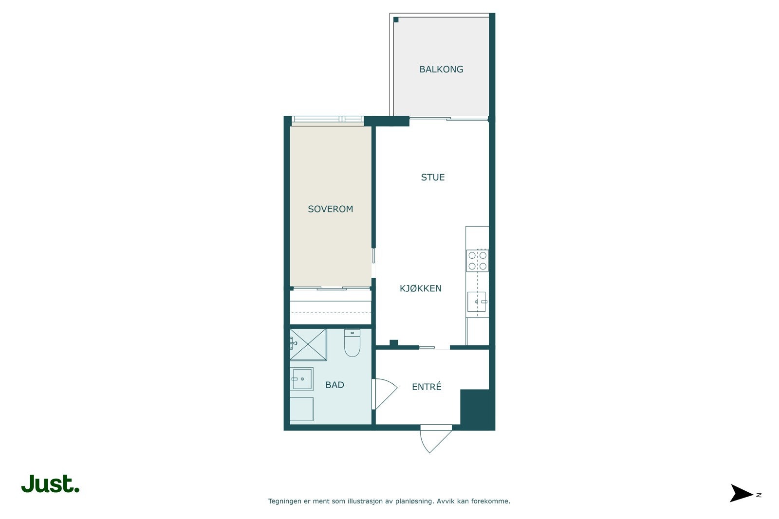 Planskisse Galleribilde