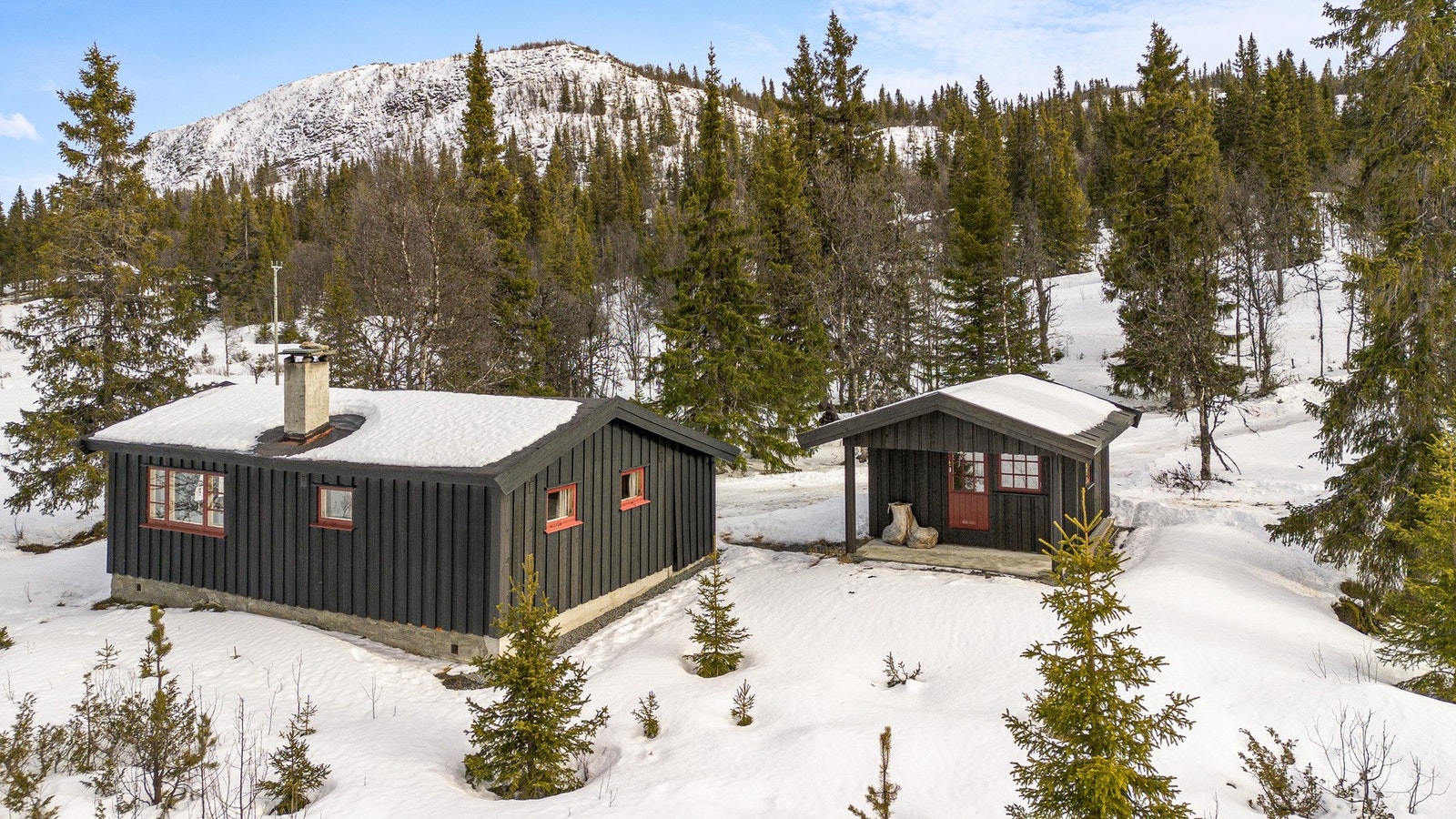 Annekset fra 2001 gir ekstra overnattingsplasser eller en plass for å trekke seg tilbake. Galleribilde