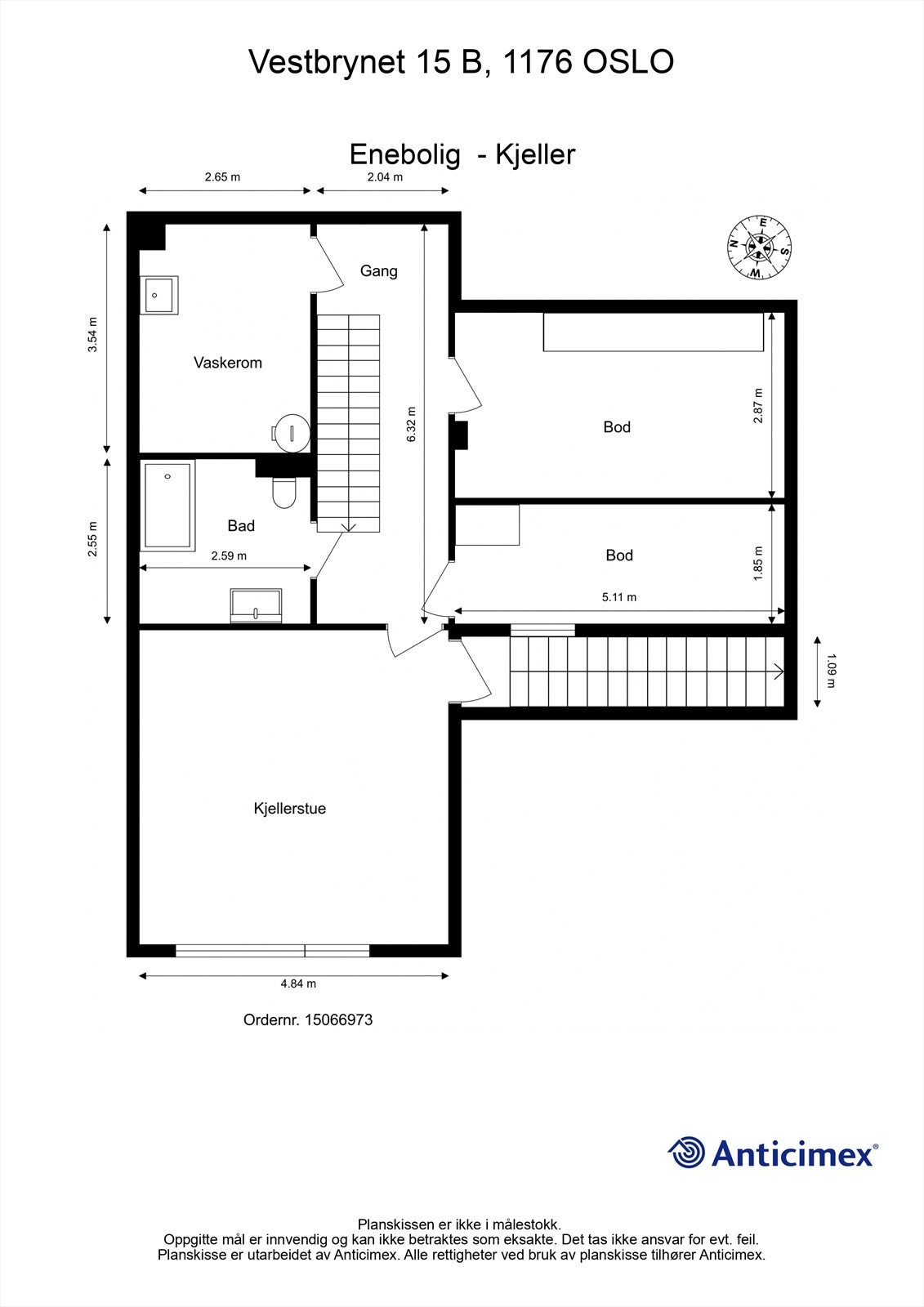 Plantegning Kjeller Galleribilde