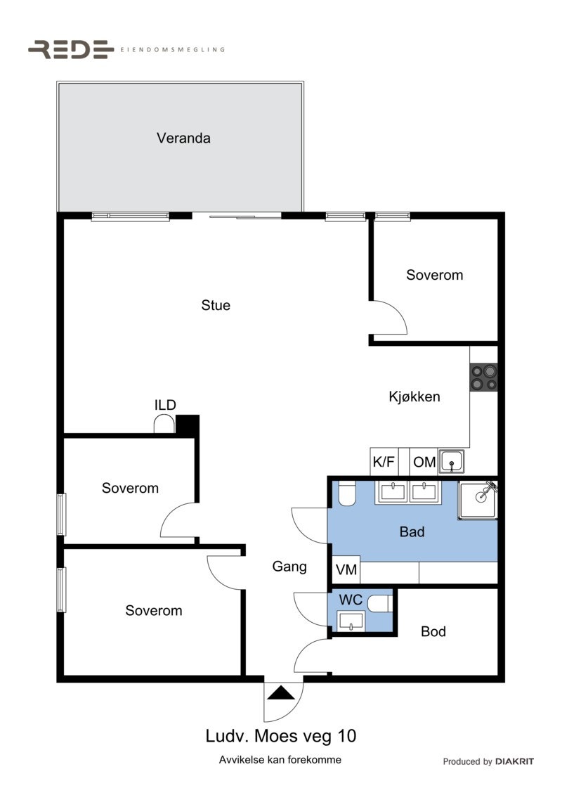 Plantegning Galleribilde