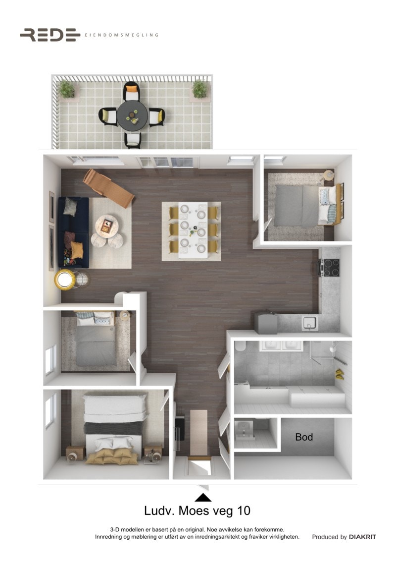 Plantegning Galleribilde