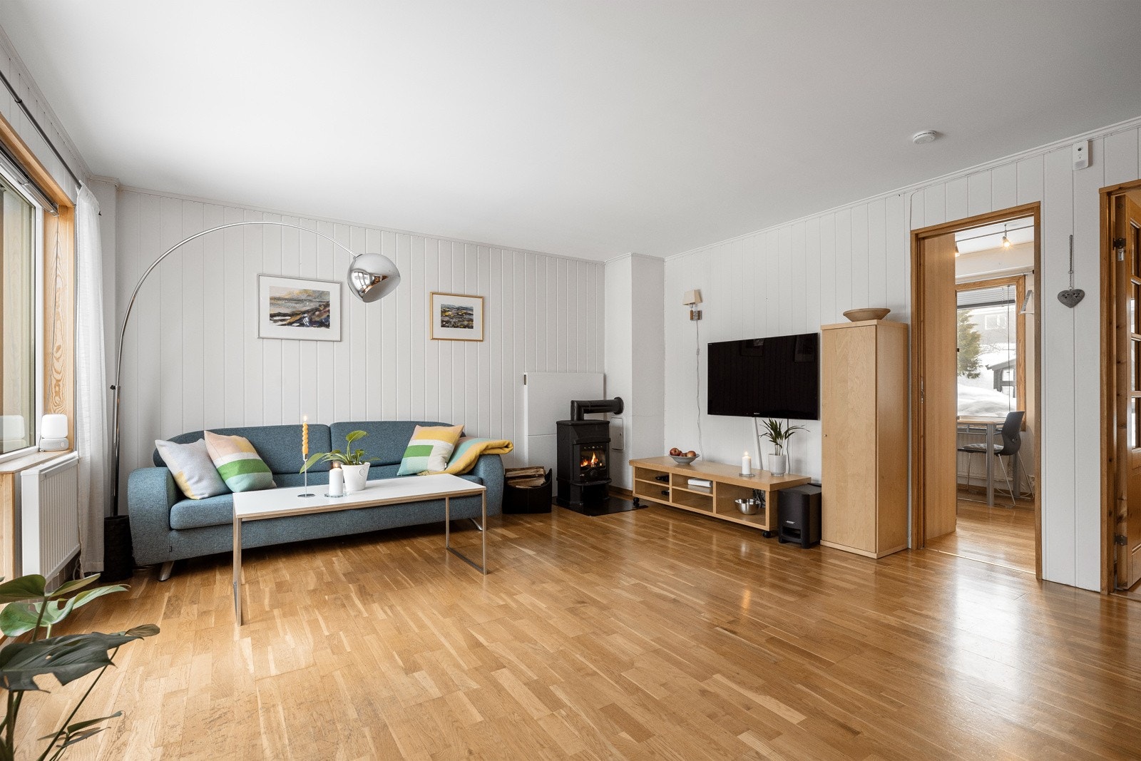 Peisovnen sørger for lun og god varme på de kaldeste dagene. Galleribilde