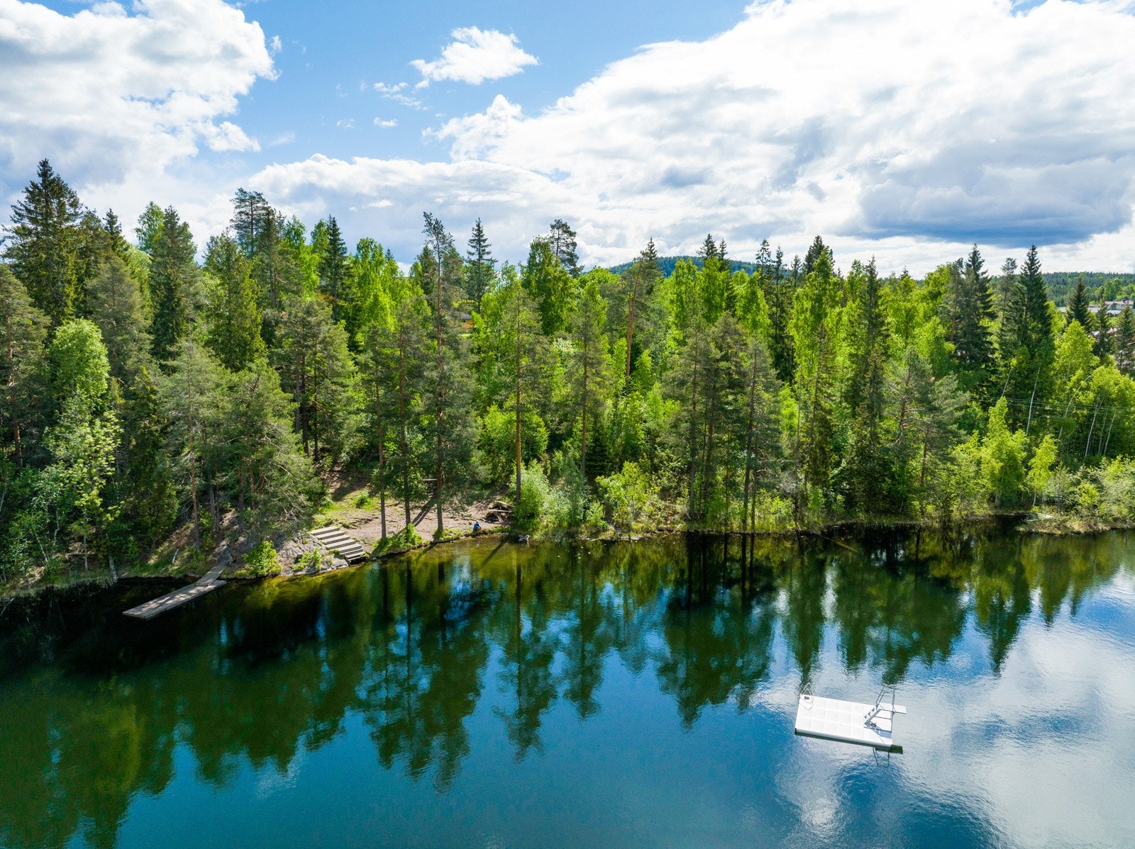 Det er flere populære badevann i nærheten. Galleribilde