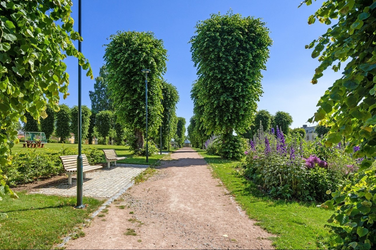 Hyggelig park kort vei fra leiligheten Galleribilde