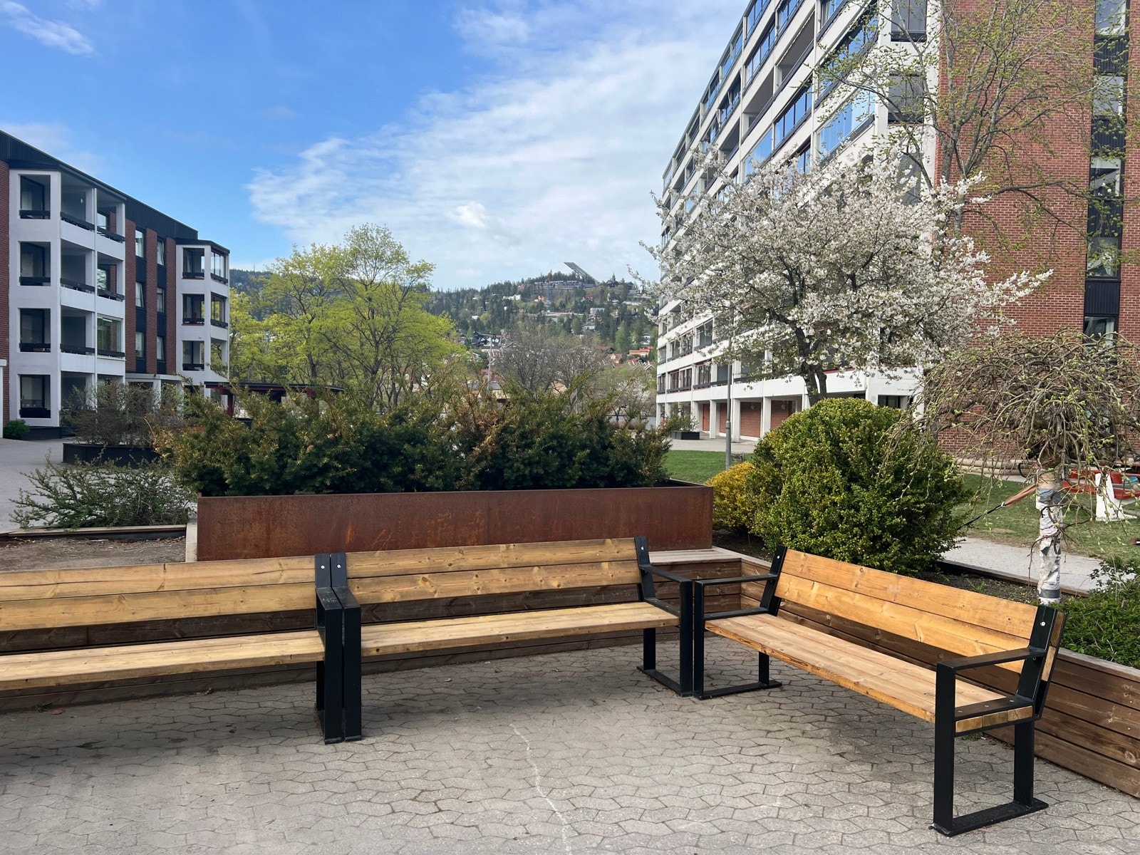Trivelige utearealer Galleribilde