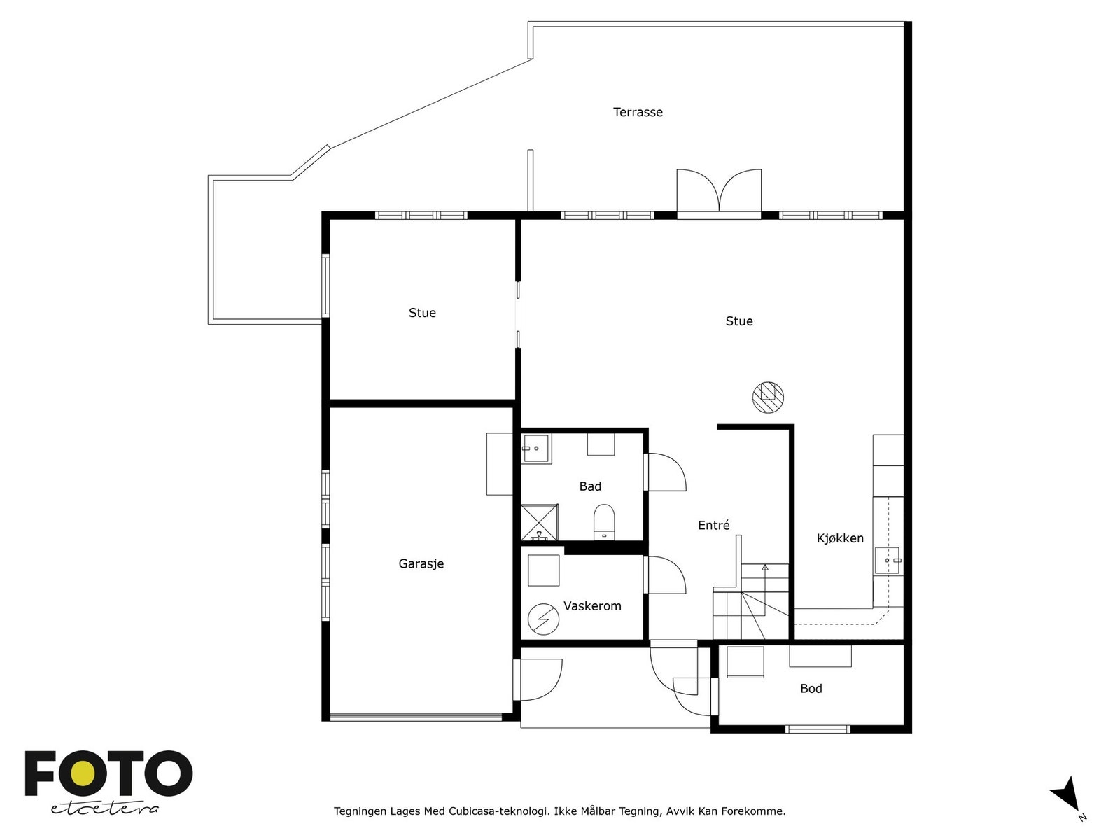 Plantegning 1.etasje Galleribilde