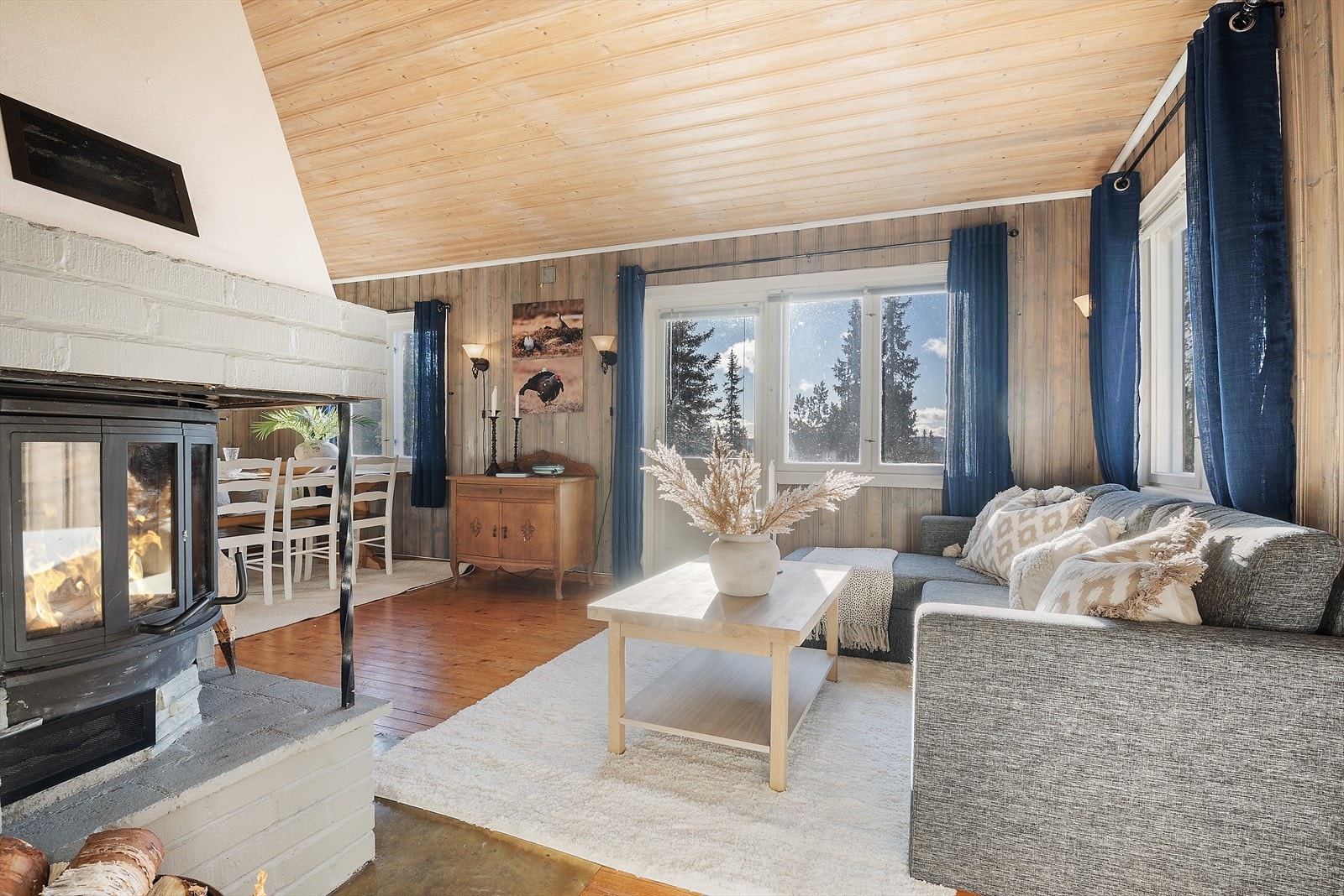 Koselig sofahjørne. Galleribilde