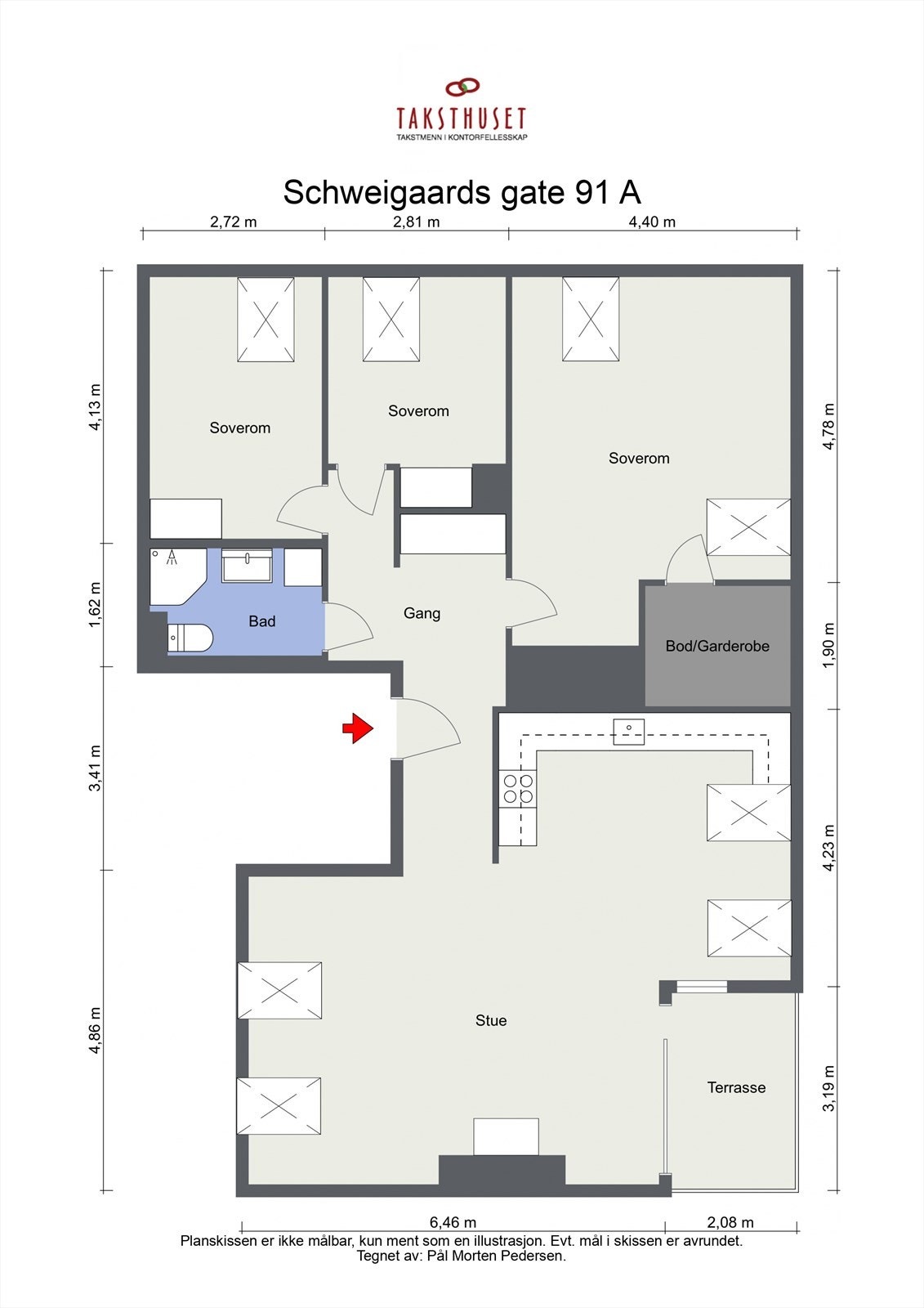 Plantegning. Galleribilde