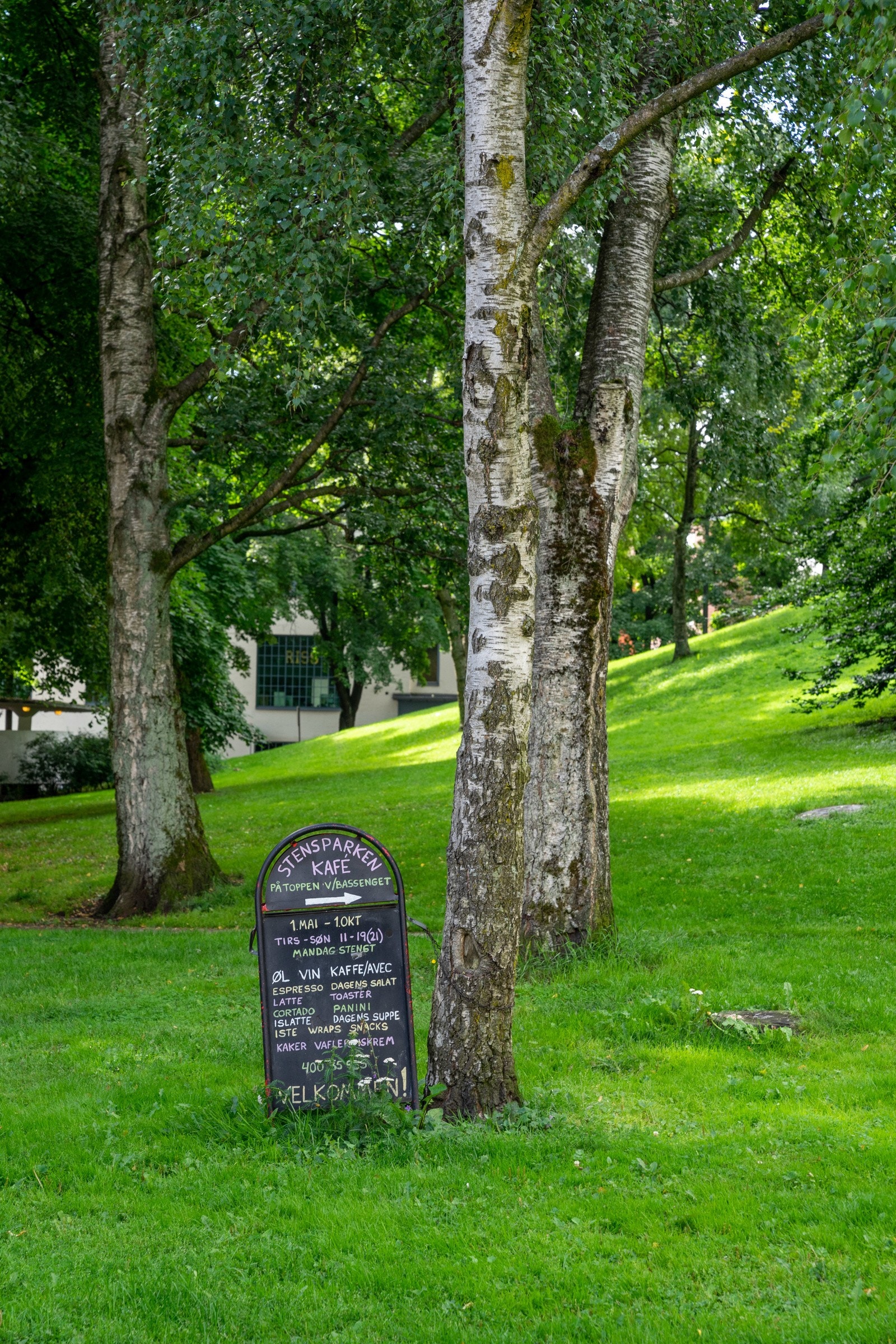 Stensparken kafe. Galleribilde