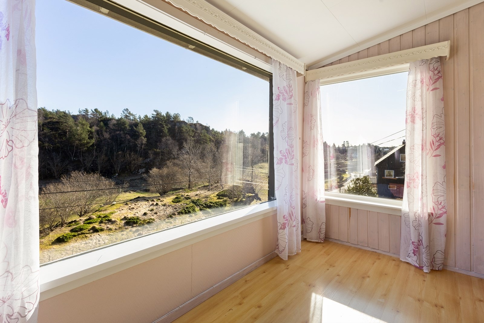 Flott utsikt fra stuen Galleribilde