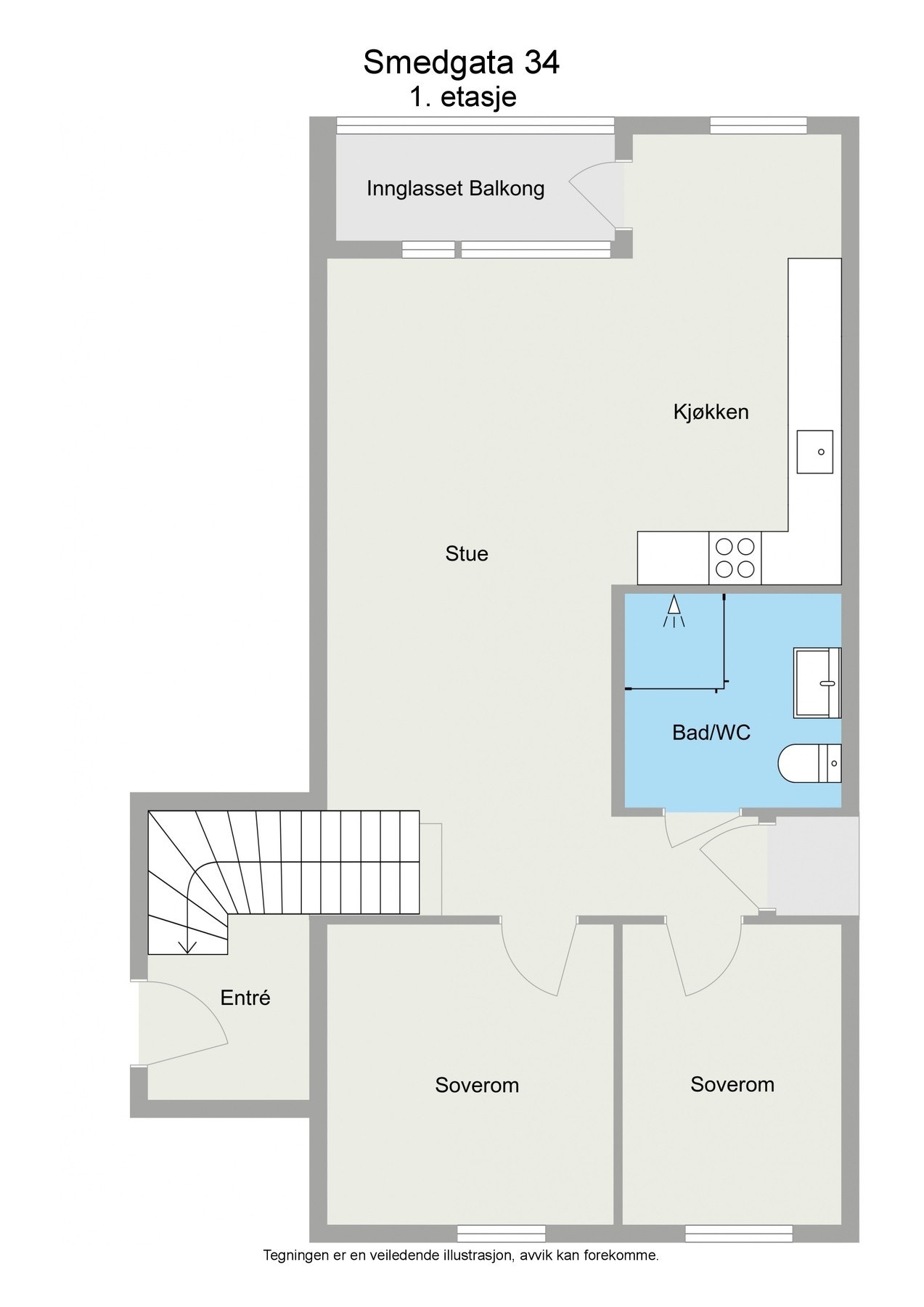 Plantegning Galleribilde