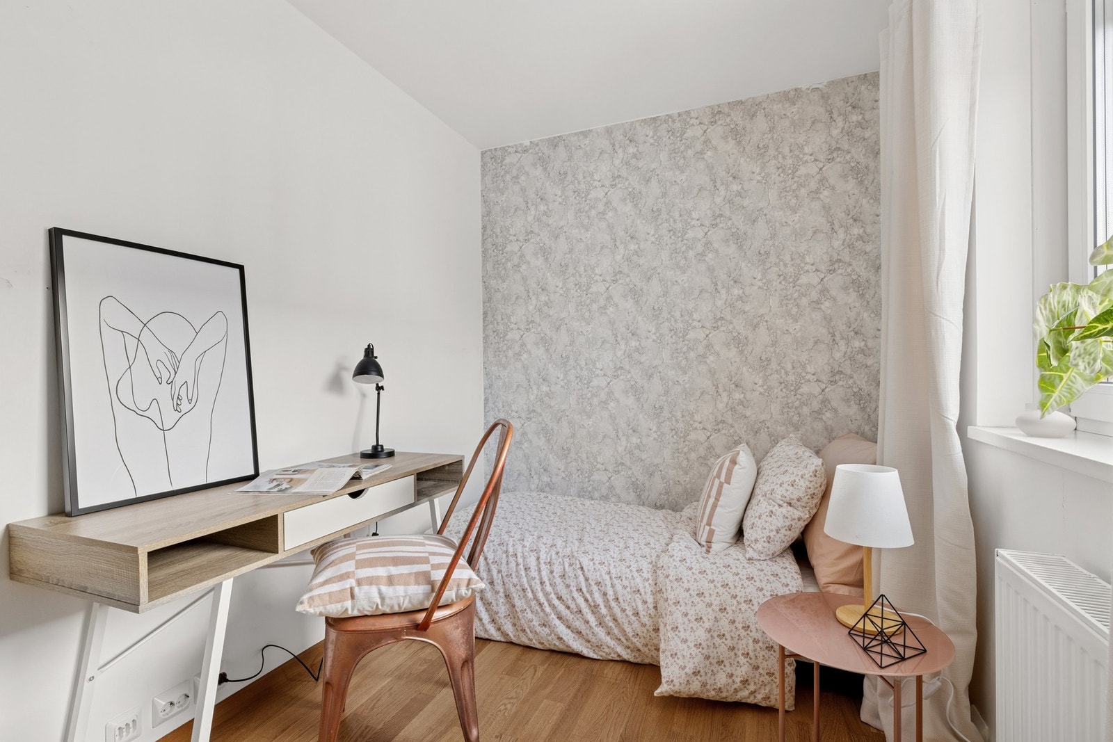 Soverom 2, også med plass til dobbeltseng. Galleribilde