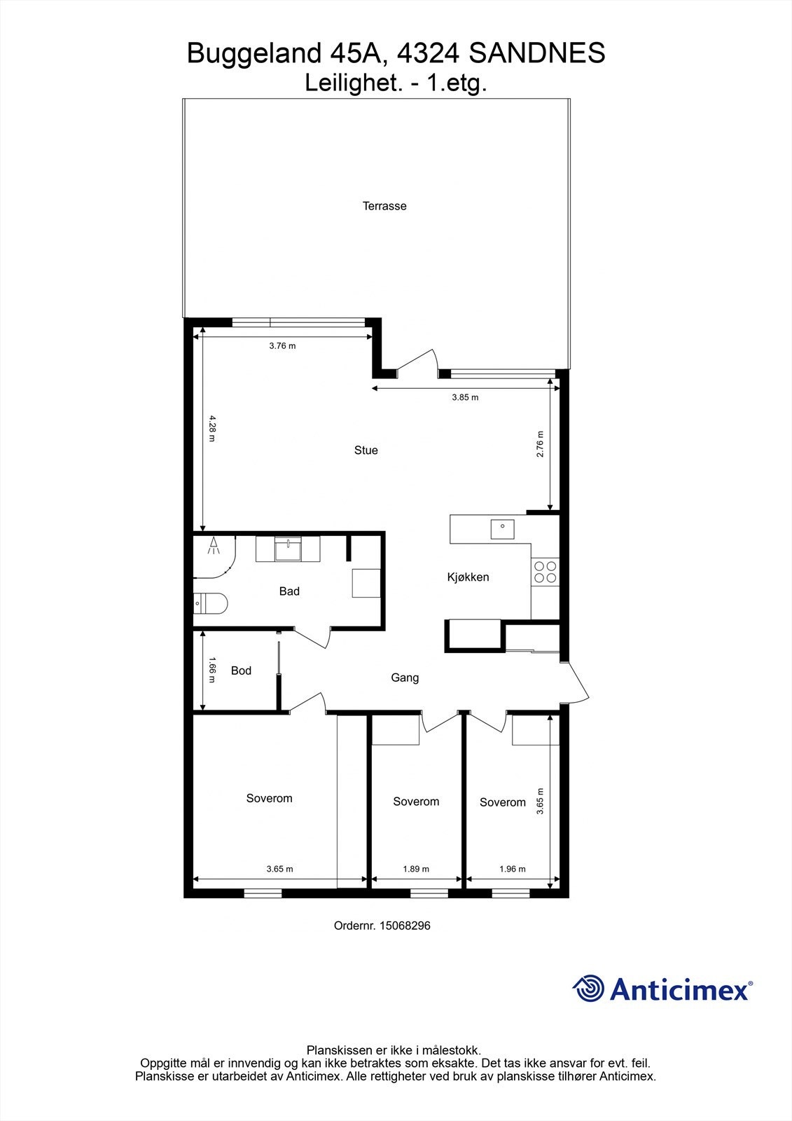 Plantegning Galleribilde