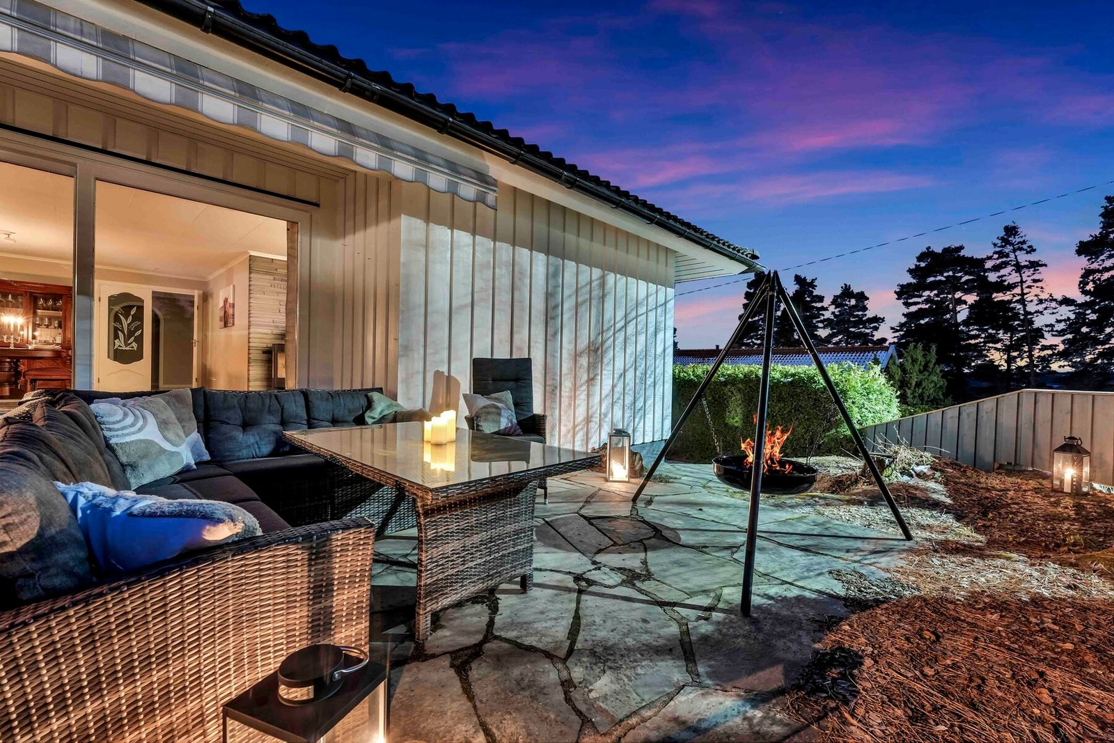 God plass til grill, bålpanne, lounge mm Galleribilde