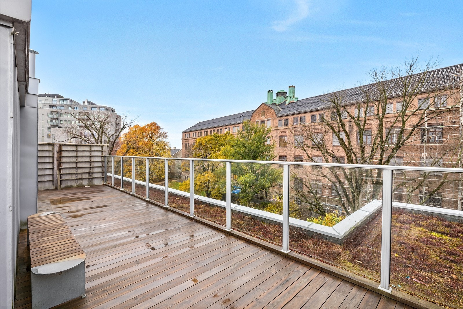 Tilgang til felles takterrasse. Galleribilde