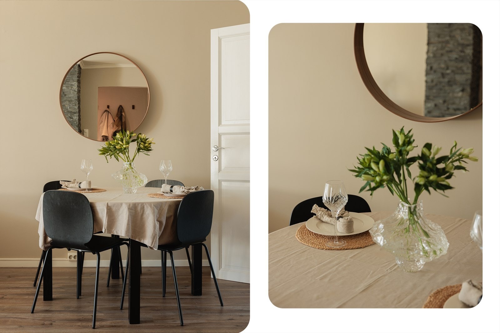 Grunnet rommets planløsning og størrelse er det god plass til å møblere i forskjellige soner. Galleribilde