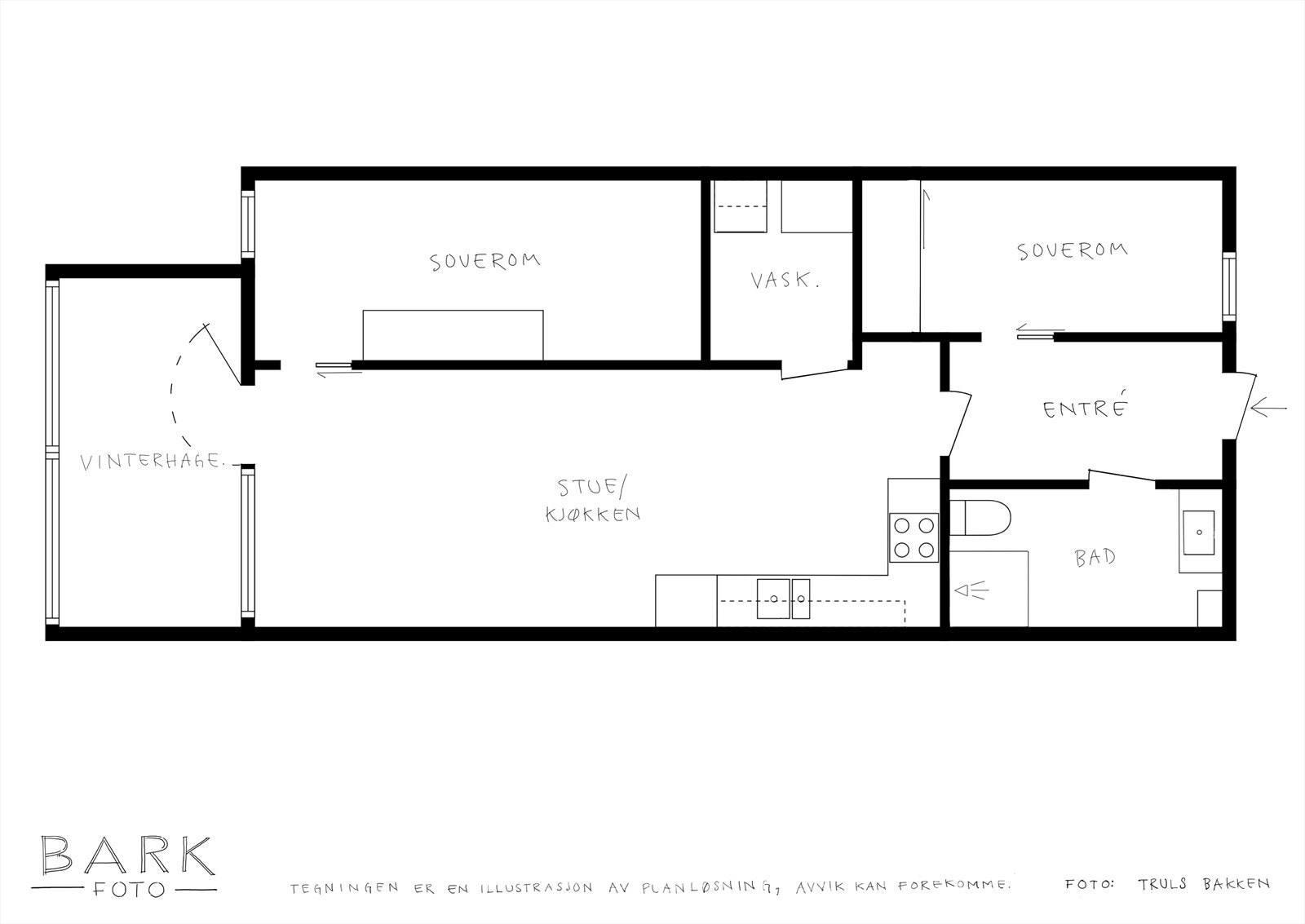 Plantegning Galleribilde