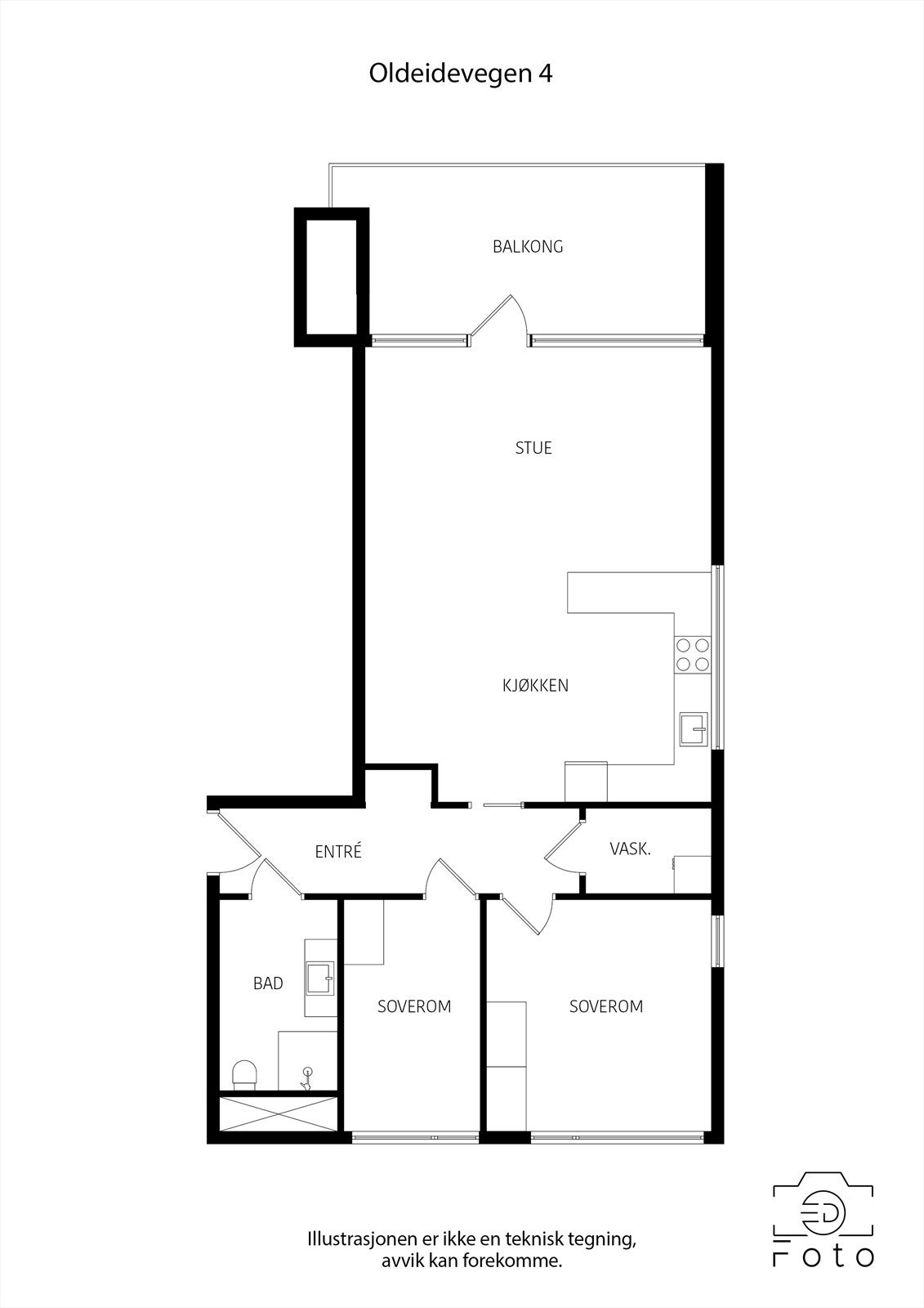 Plantegning Galleribilde