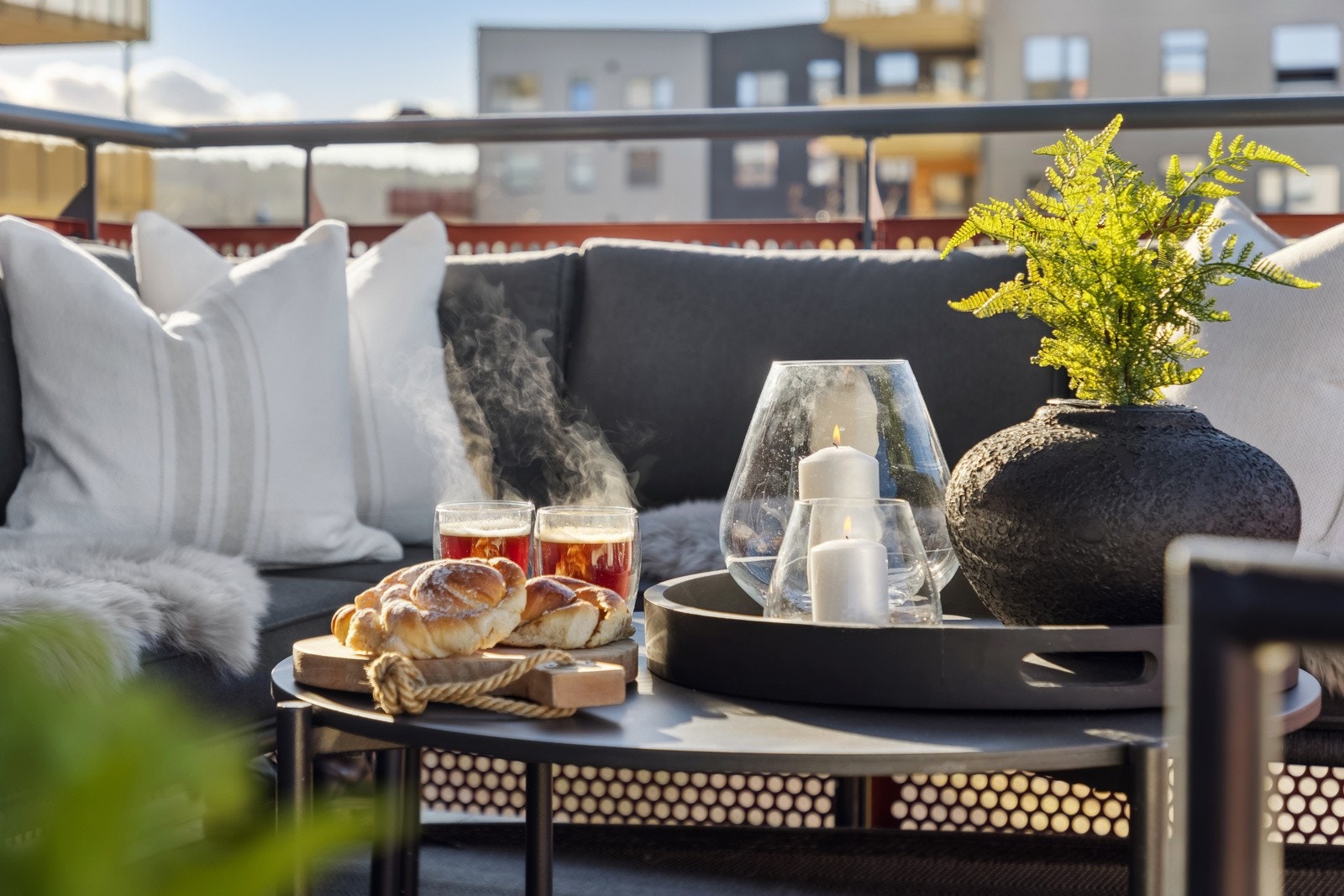 Nyt gode solforhold og fantastisk utsikt over havet. Galleribilde