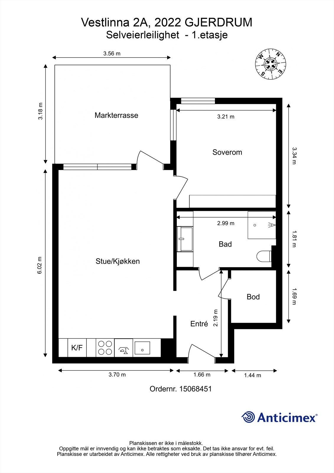 Plantegning Galleribilde