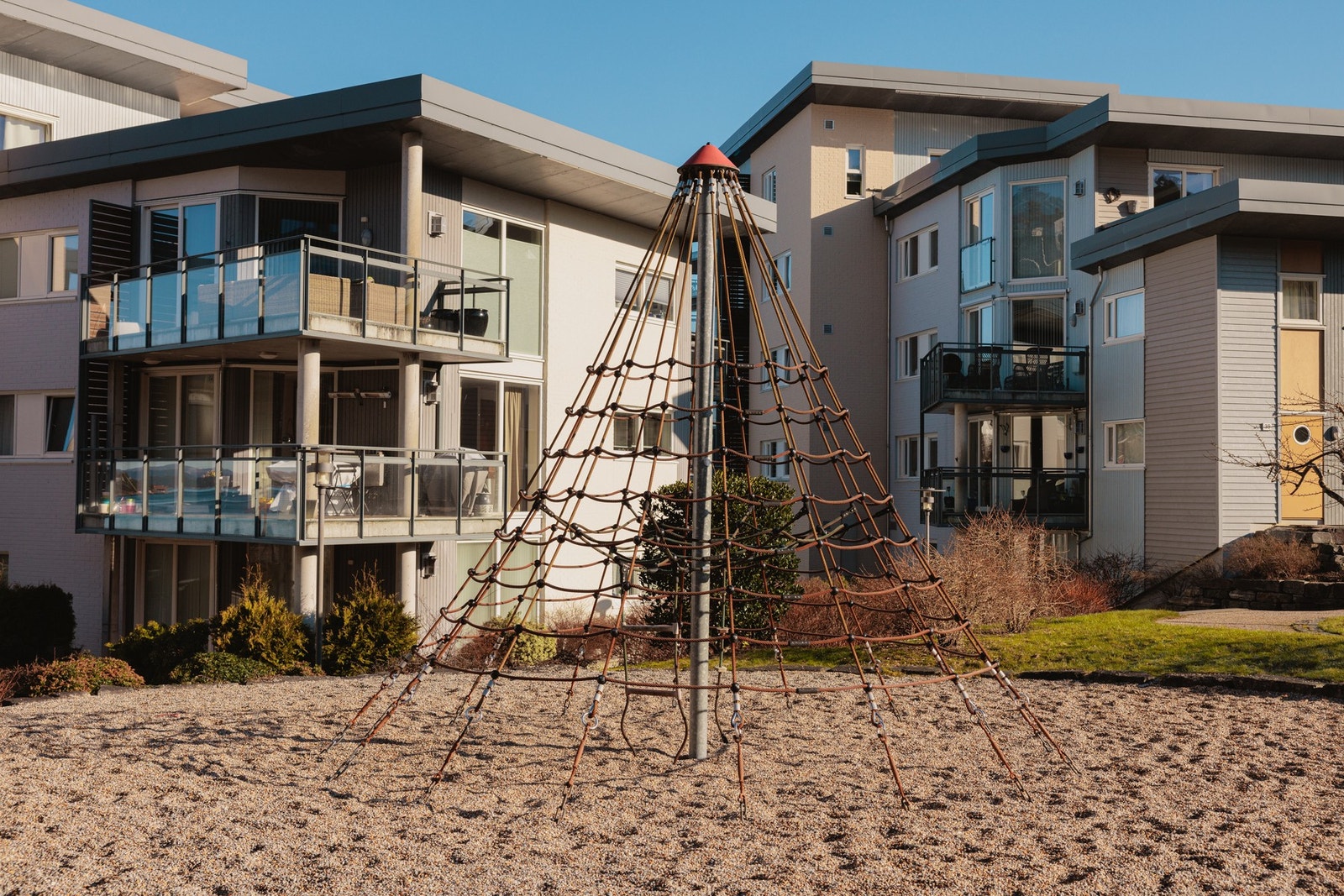 Felles uteområde. Galleribilde