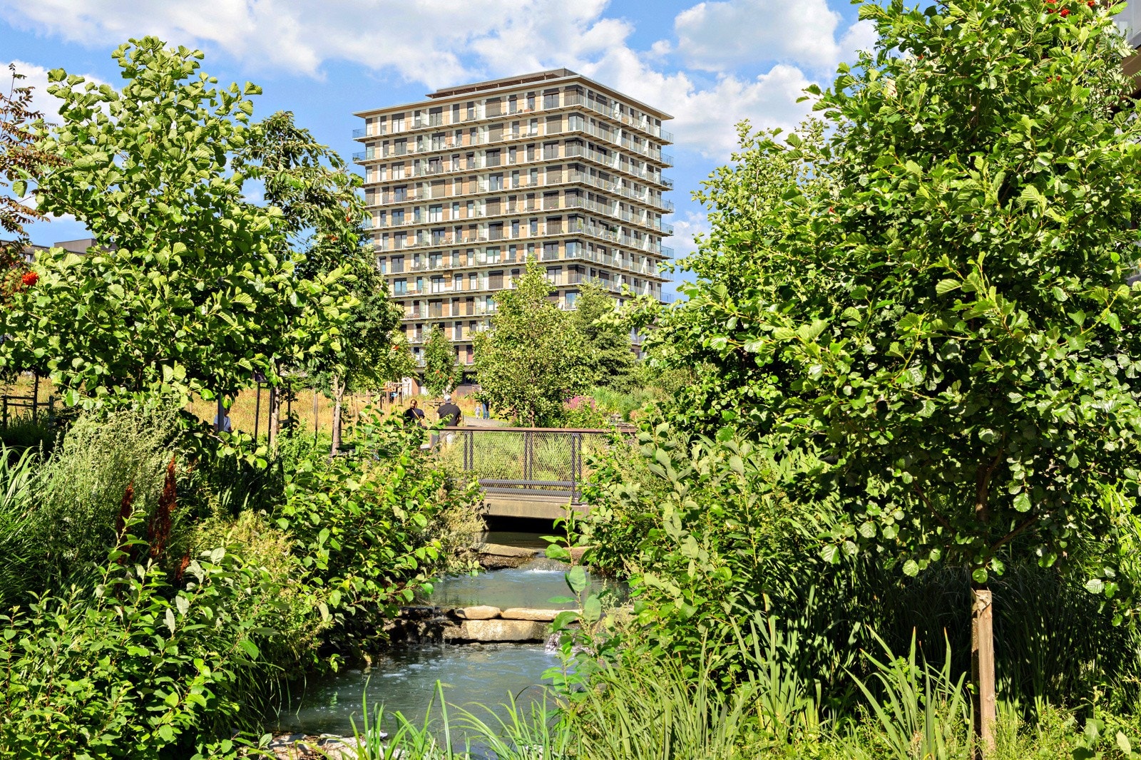 Tiedemannsparken i kort gangavstand fra leiligheten Galleribilde