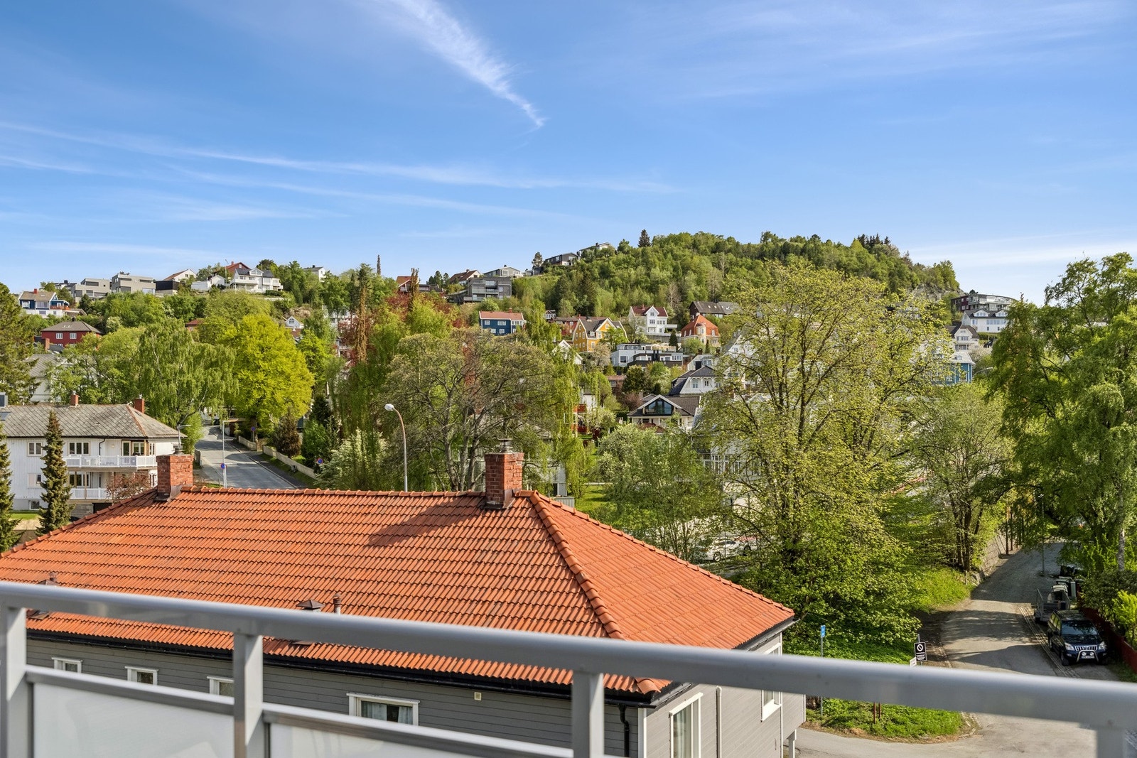 Usjenert utsikt. Galleribilde