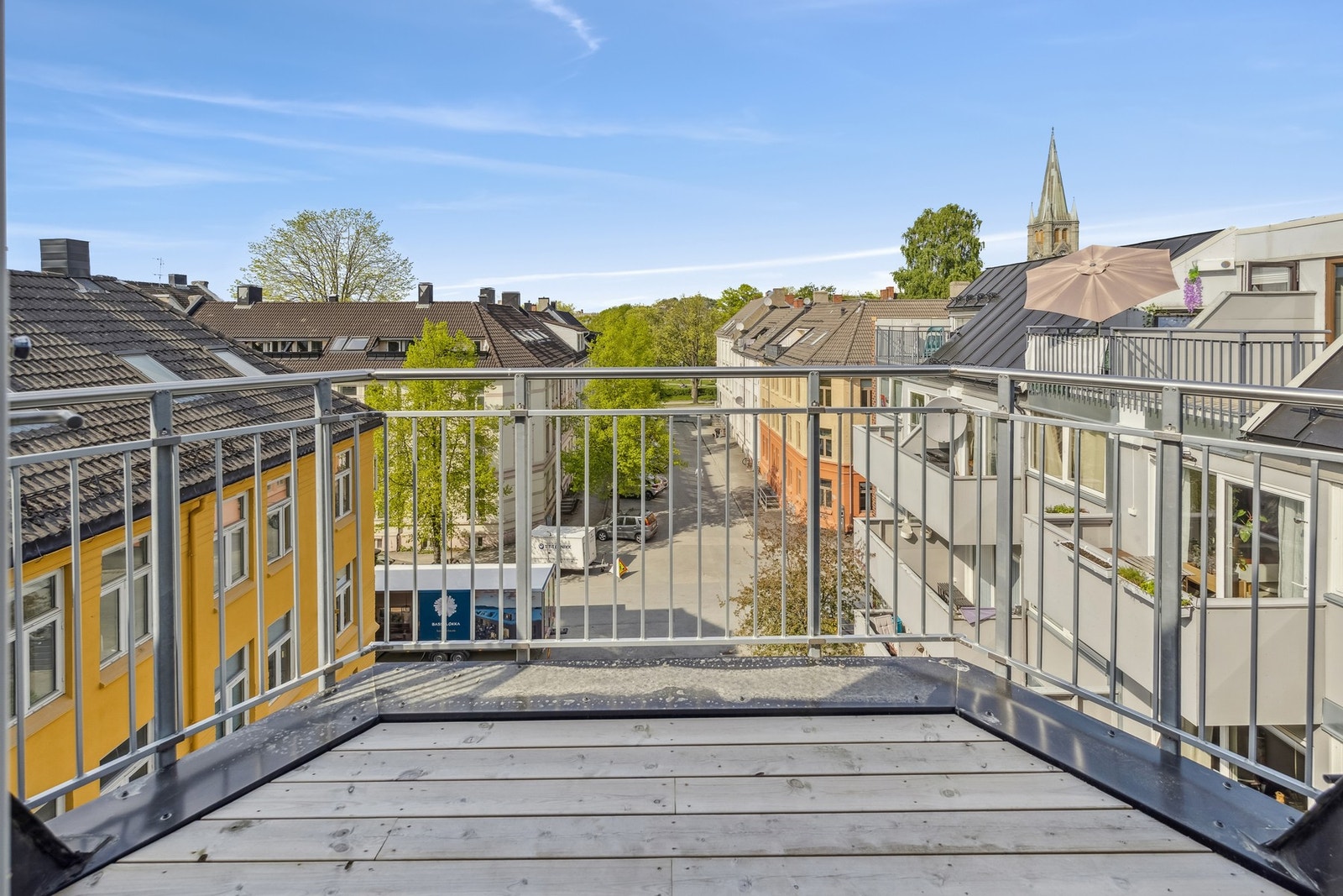 Felles takterrasse. Galleribilde