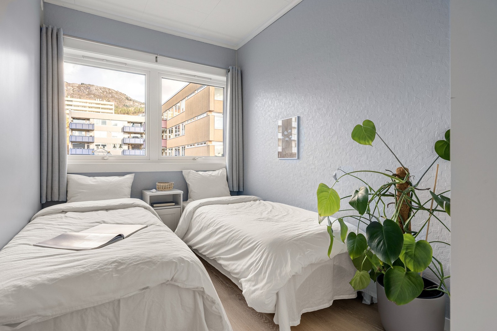 Soverom 3 måler også 7,3 kvm. Galleribilde