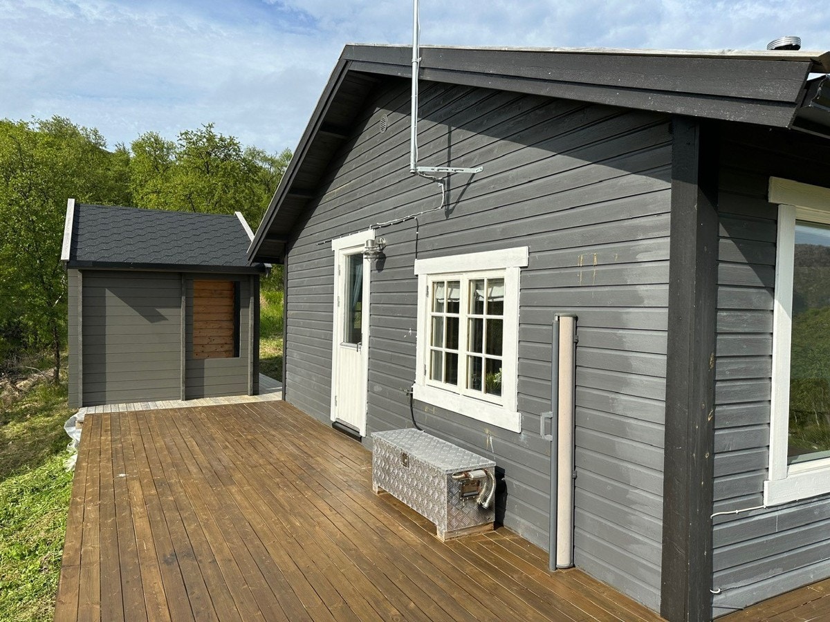 Sommeren kan nytes i solveggen Galleribilde