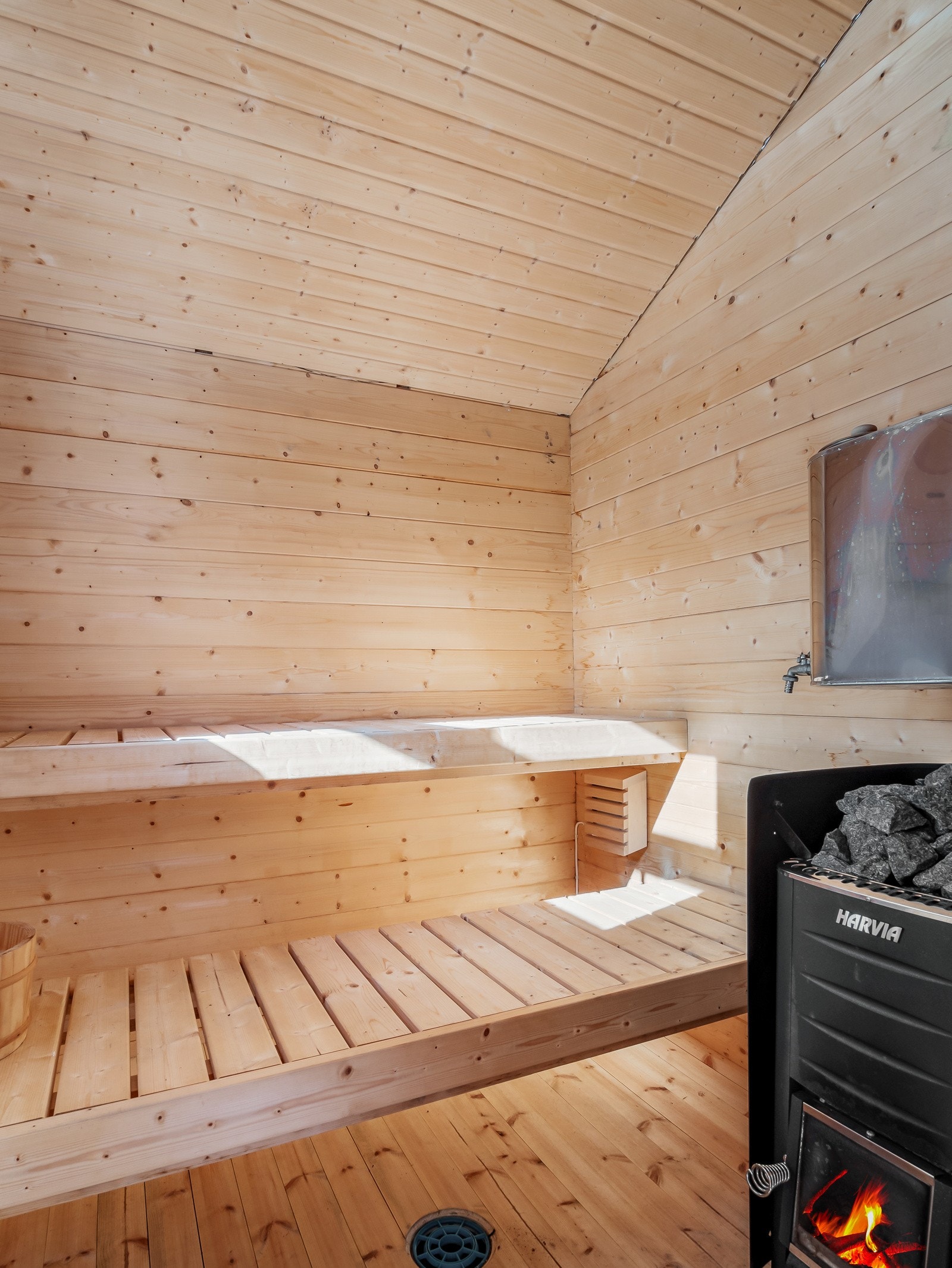 Badstuerommet har godt med sitteplasser Galleribilde