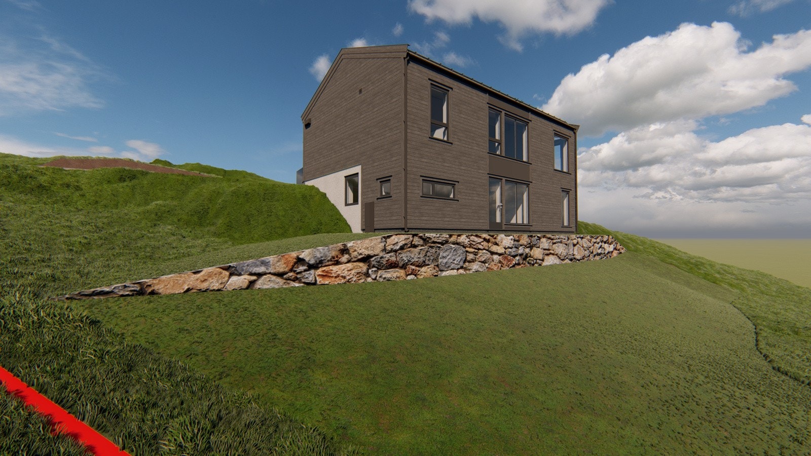 Forslag til en bolig fra ABC hus, det er tilvalg og endringsmuligheter! Galleribilde