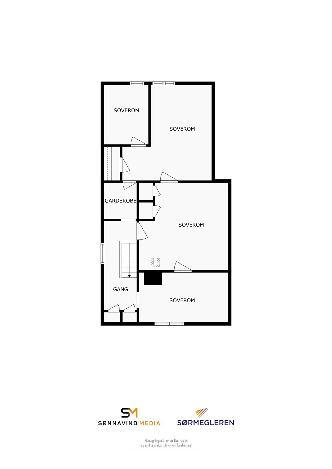 Plantegning 2. etasje Galleribilde