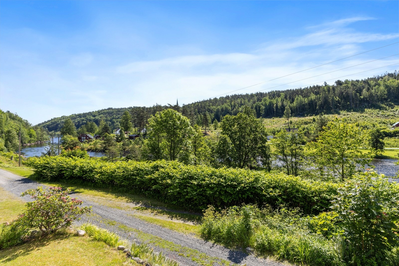 Utsikt fra terrasse Galleribilde