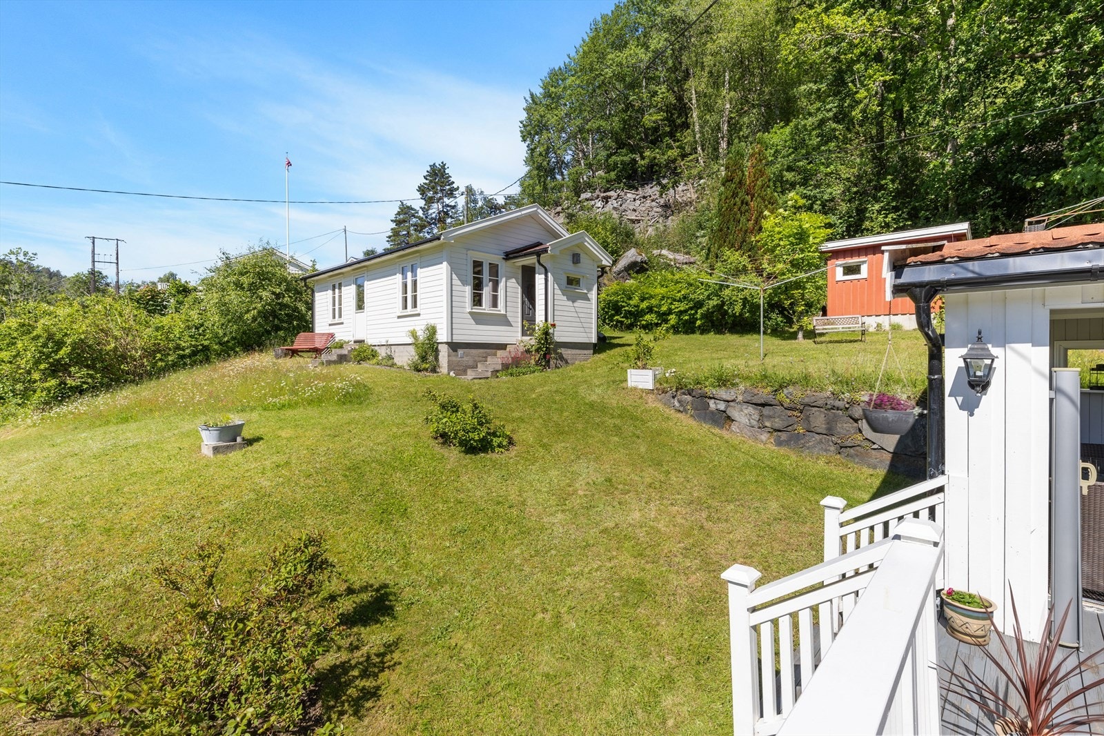 Anneks med ny kledning - det gjenstår ferdigstillelse innvendig Galleribilde