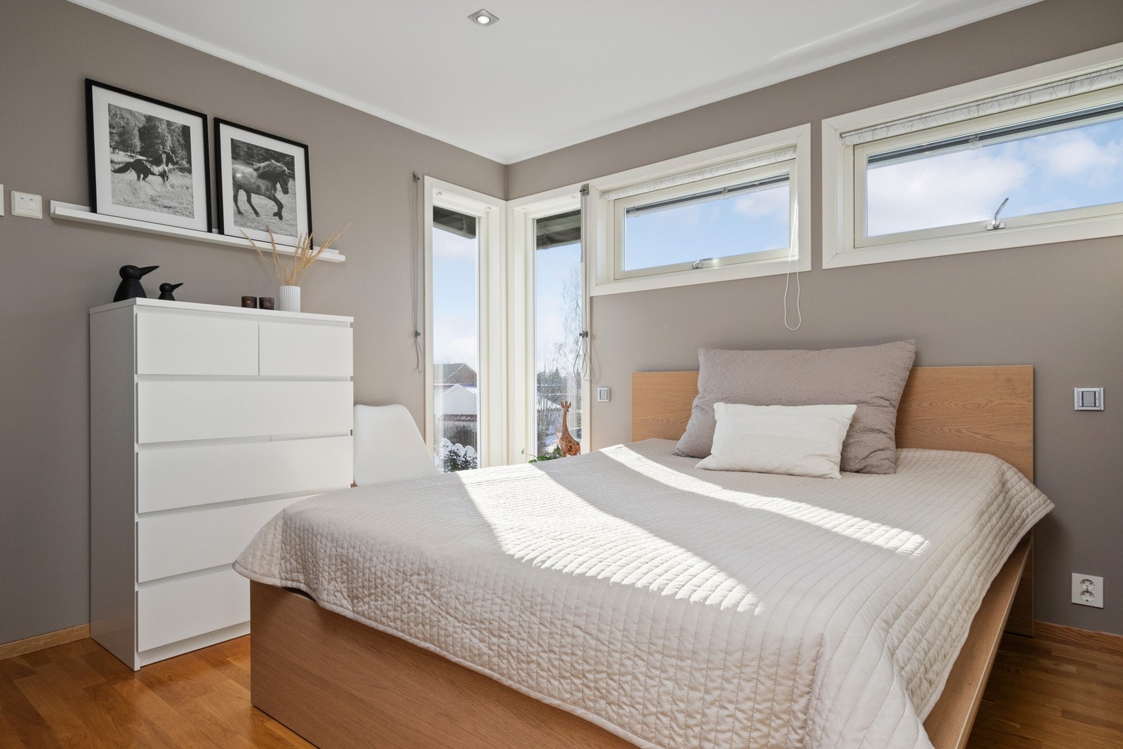 Store vinduer sørger for rikt, naturlig lysinnslipp. Galleribilde