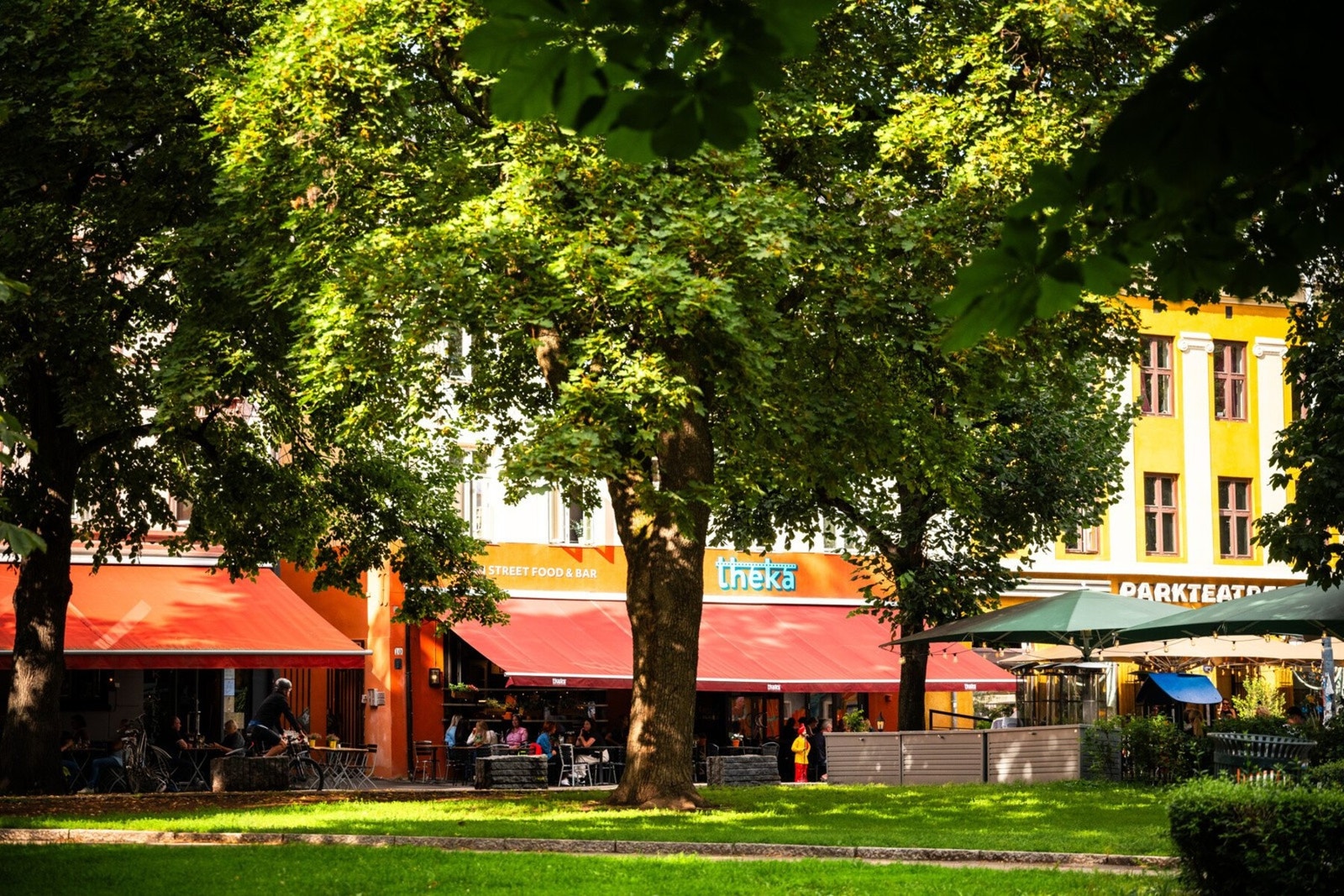 På Olaf Ryes plass finner du en rekke spisesteder. Galleribilde