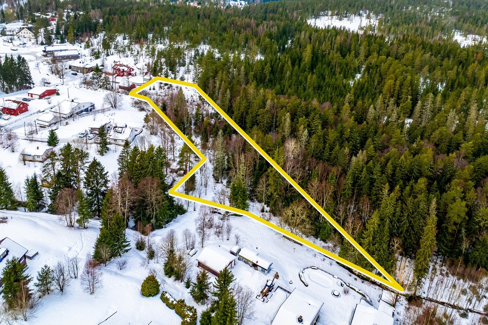 ca. grense på del av tomten Galleribilde