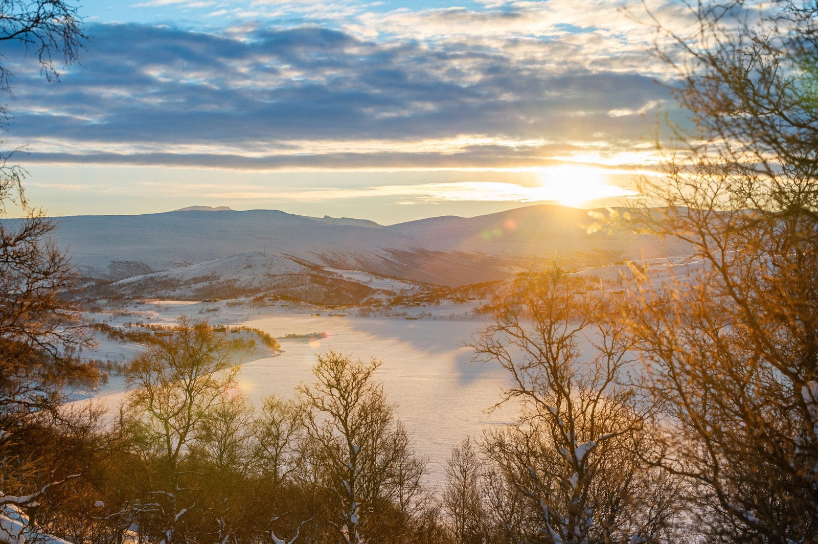 Trollheimens topper i det fjerne. Galleribilde
