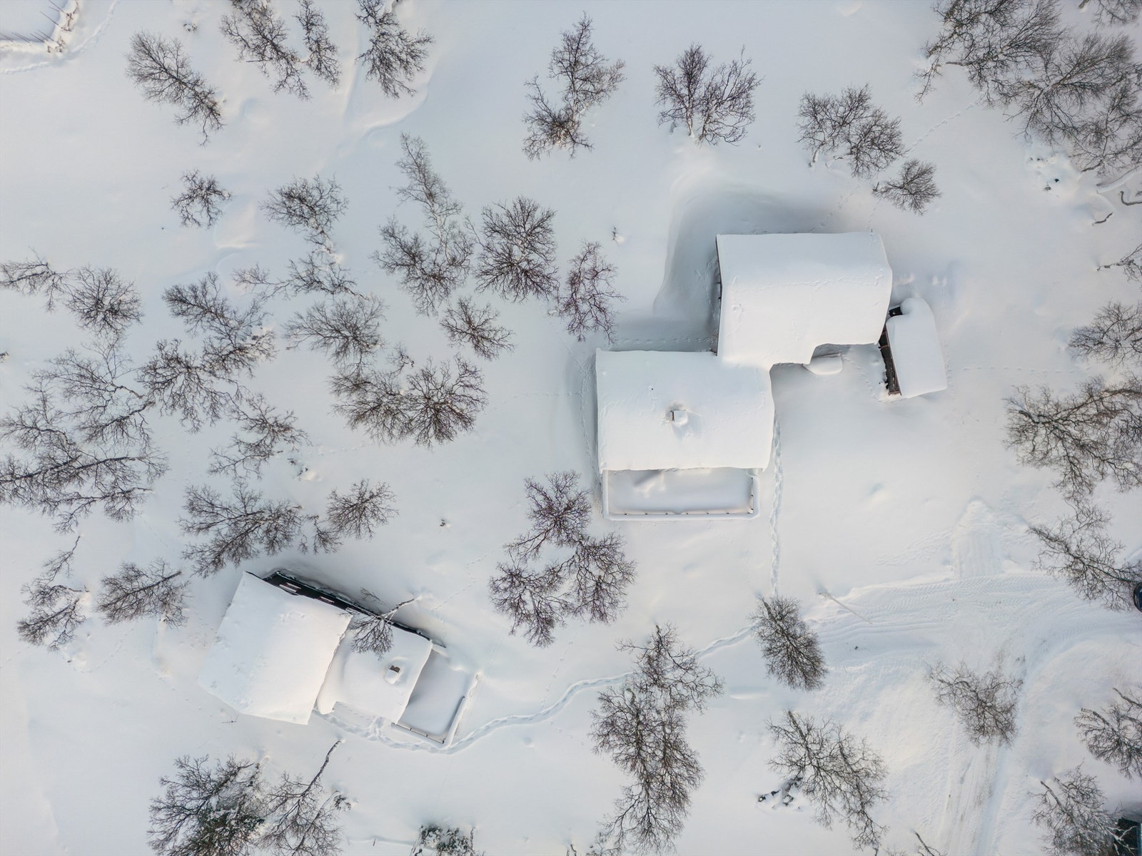 Eiendommen i fugleperspektiv. Galleribilde