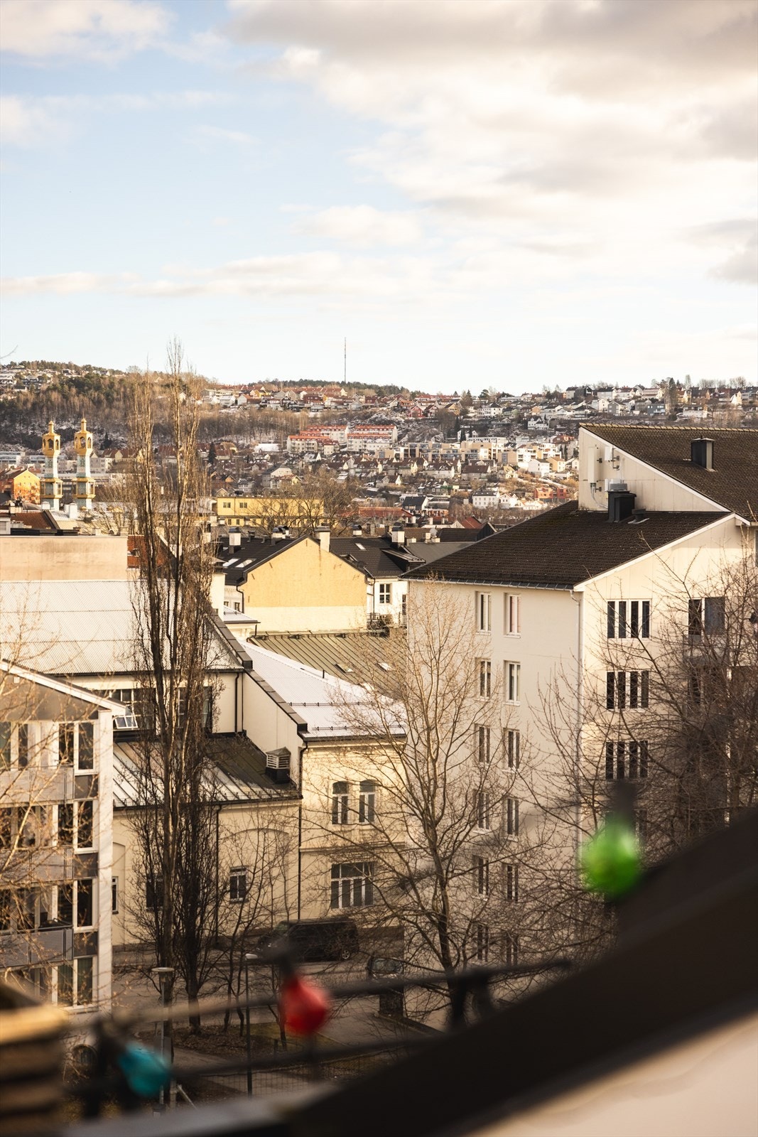 Fra takterrassen har man flott, langstrakt utsikt Galleribilde