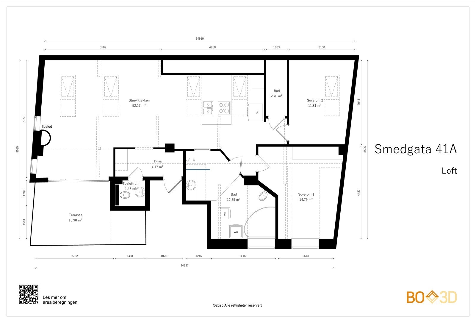 Plantegning Galleribilde