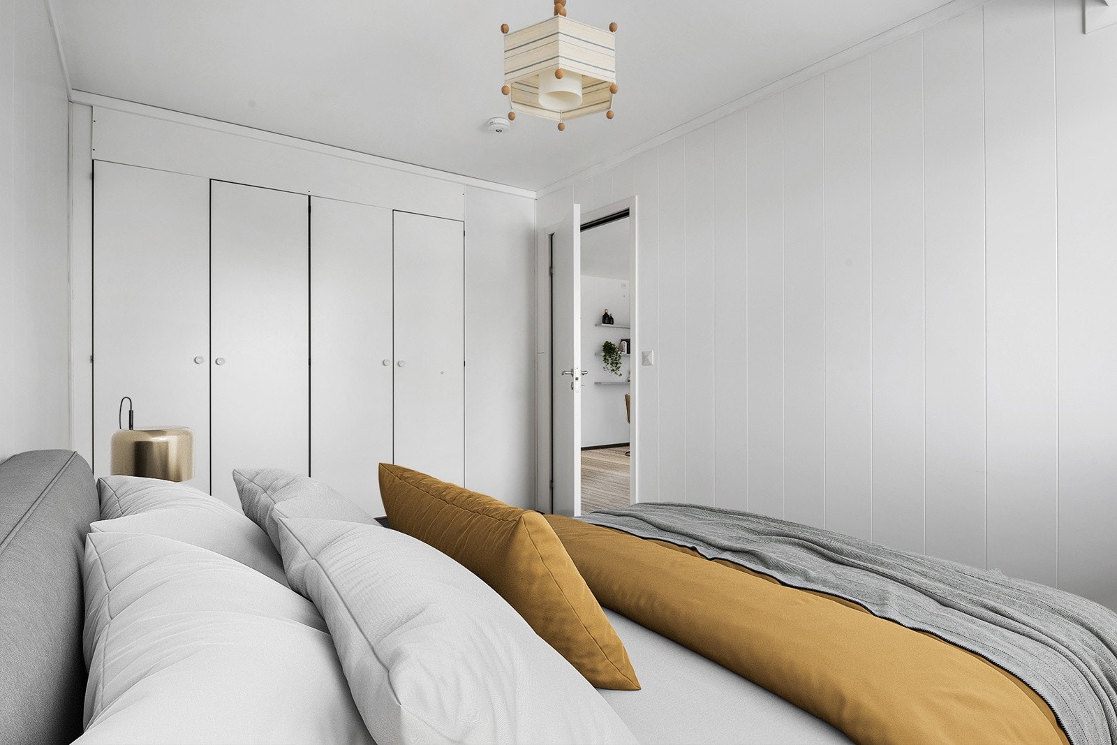 Soverom med digital styling Galleribilde