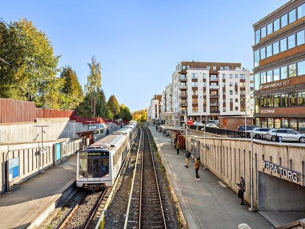 T banen på Røa Galleribilde