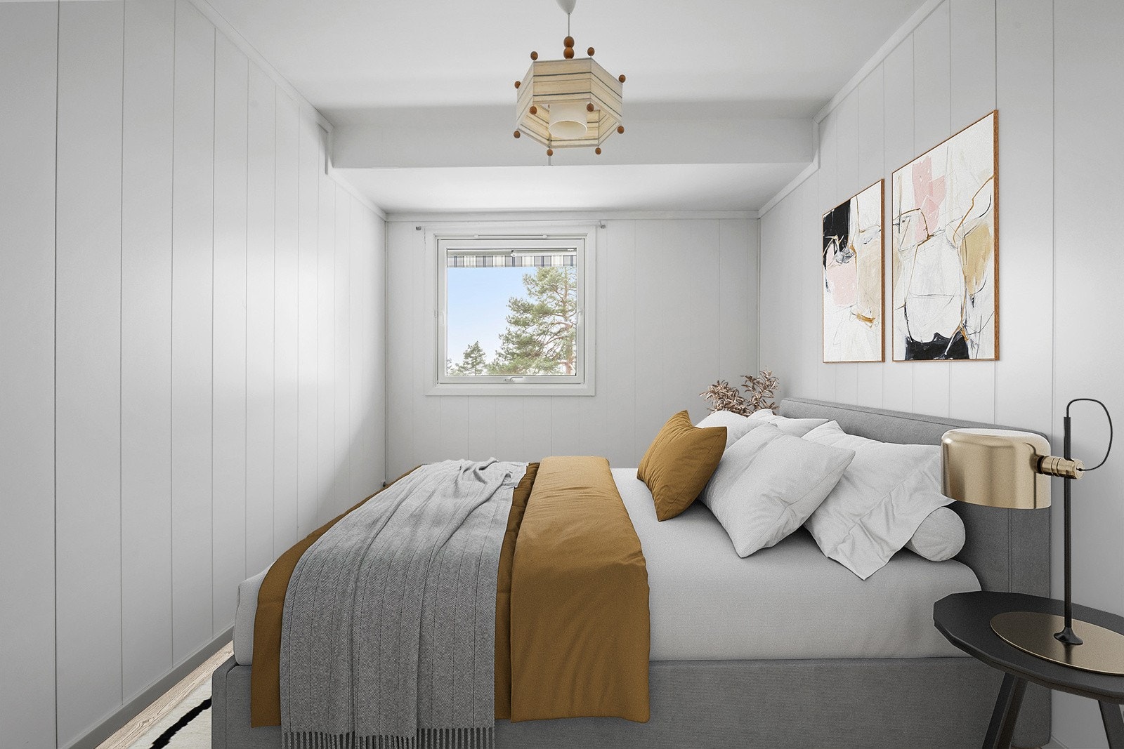 Soverom med digital styling Galleribilde