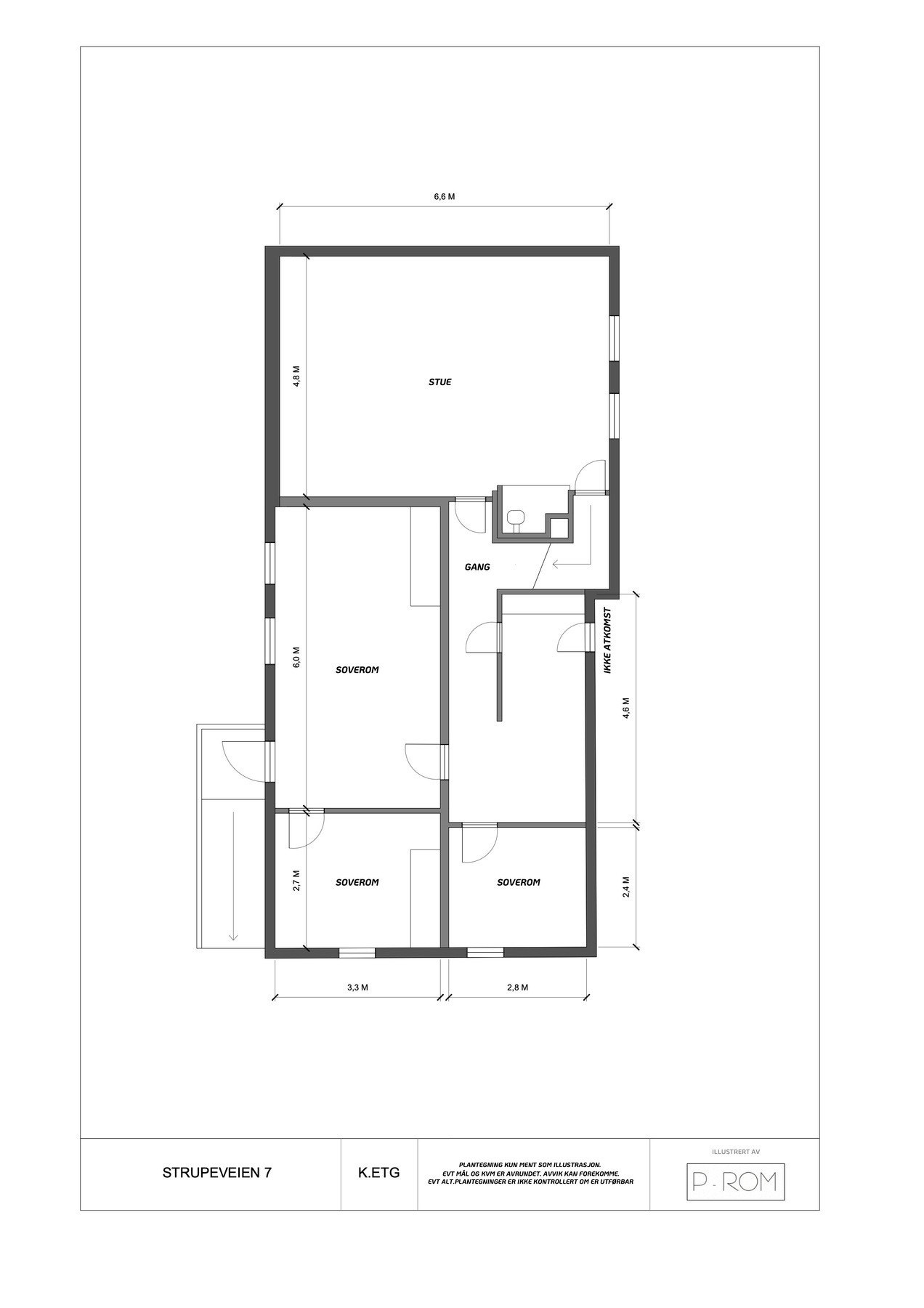 Plantegning u.etg. Galleribilde