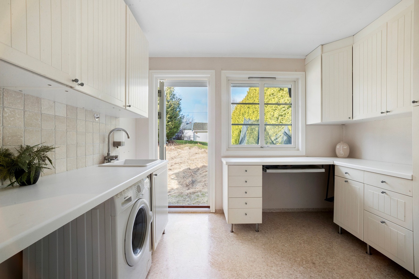 Vaskerom i 1. etasje. Galleribilde