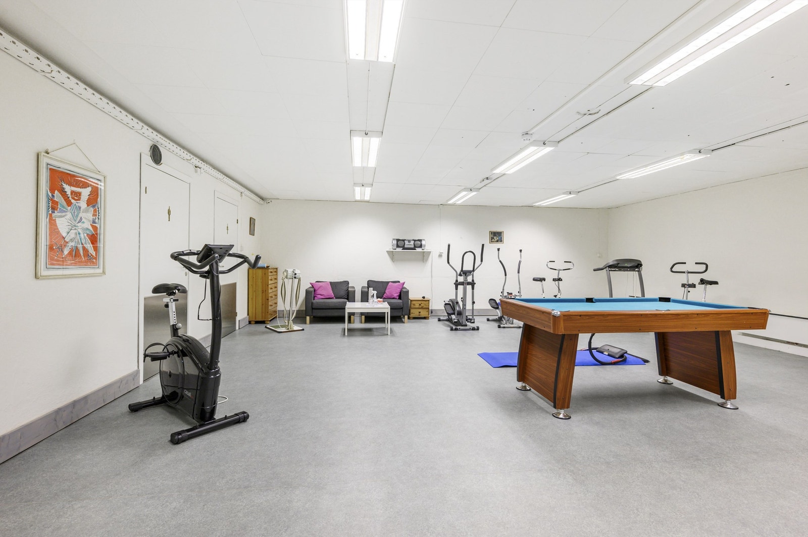 Fellesrom Galleribilde